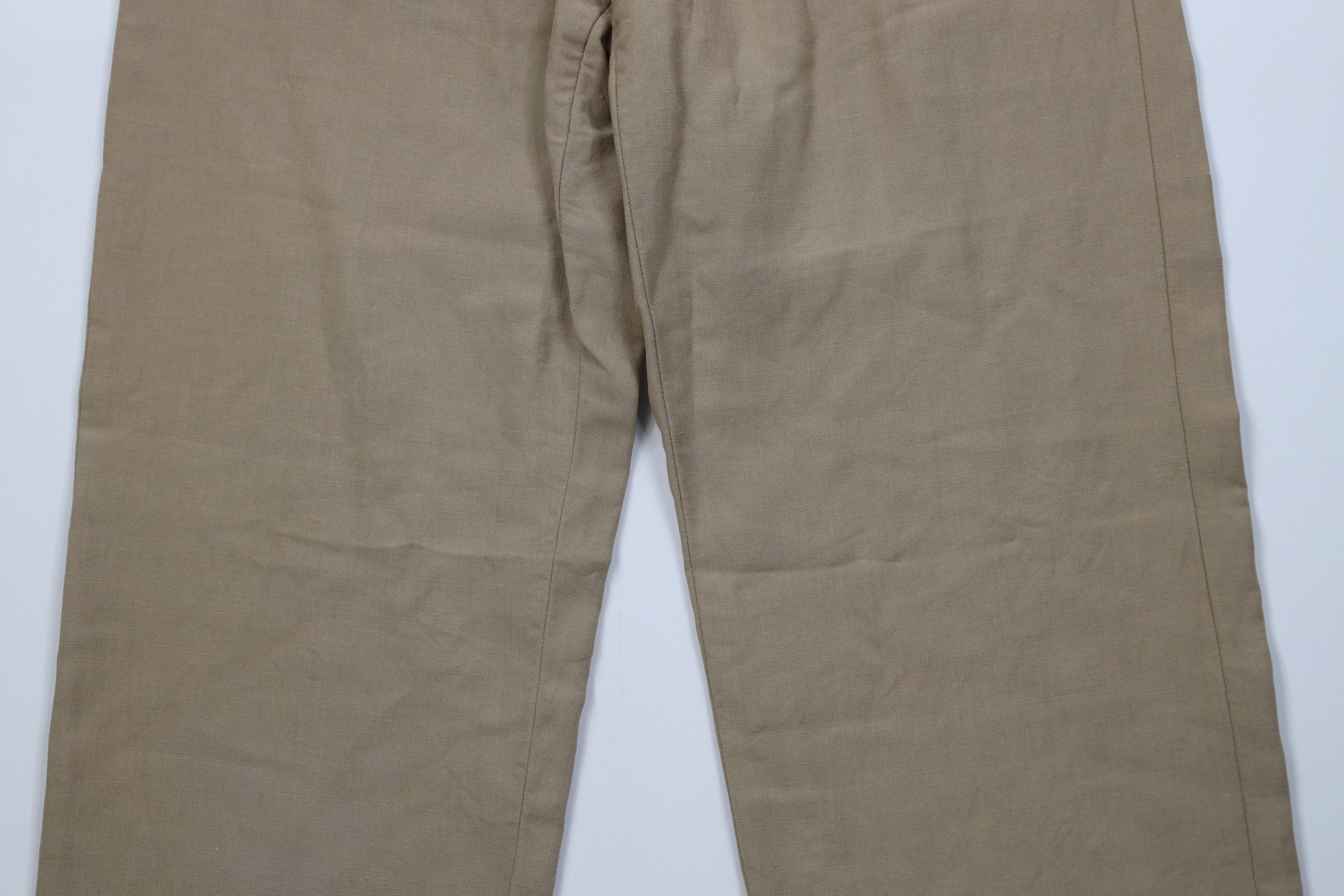 Vintage Vintage 50s Hollywood Regency Gabardine Wide Leg Chino Pants Size US 30 / EU 46 - 3 Thumbnail