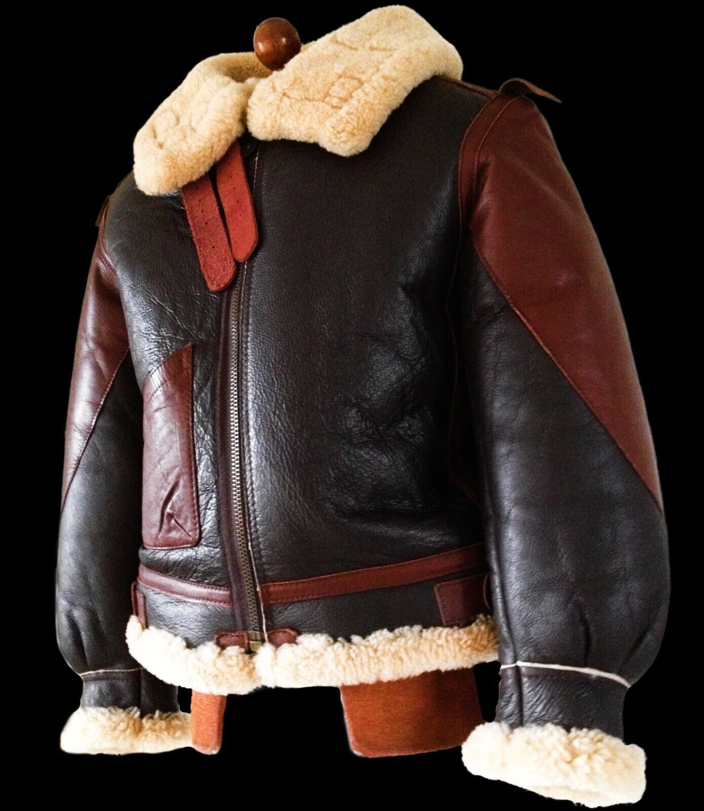 Aviator Nation B3 Shearling Aviator Bombers Jacket Size US L / EU 52-54 / 3 - 2 Thumbnail