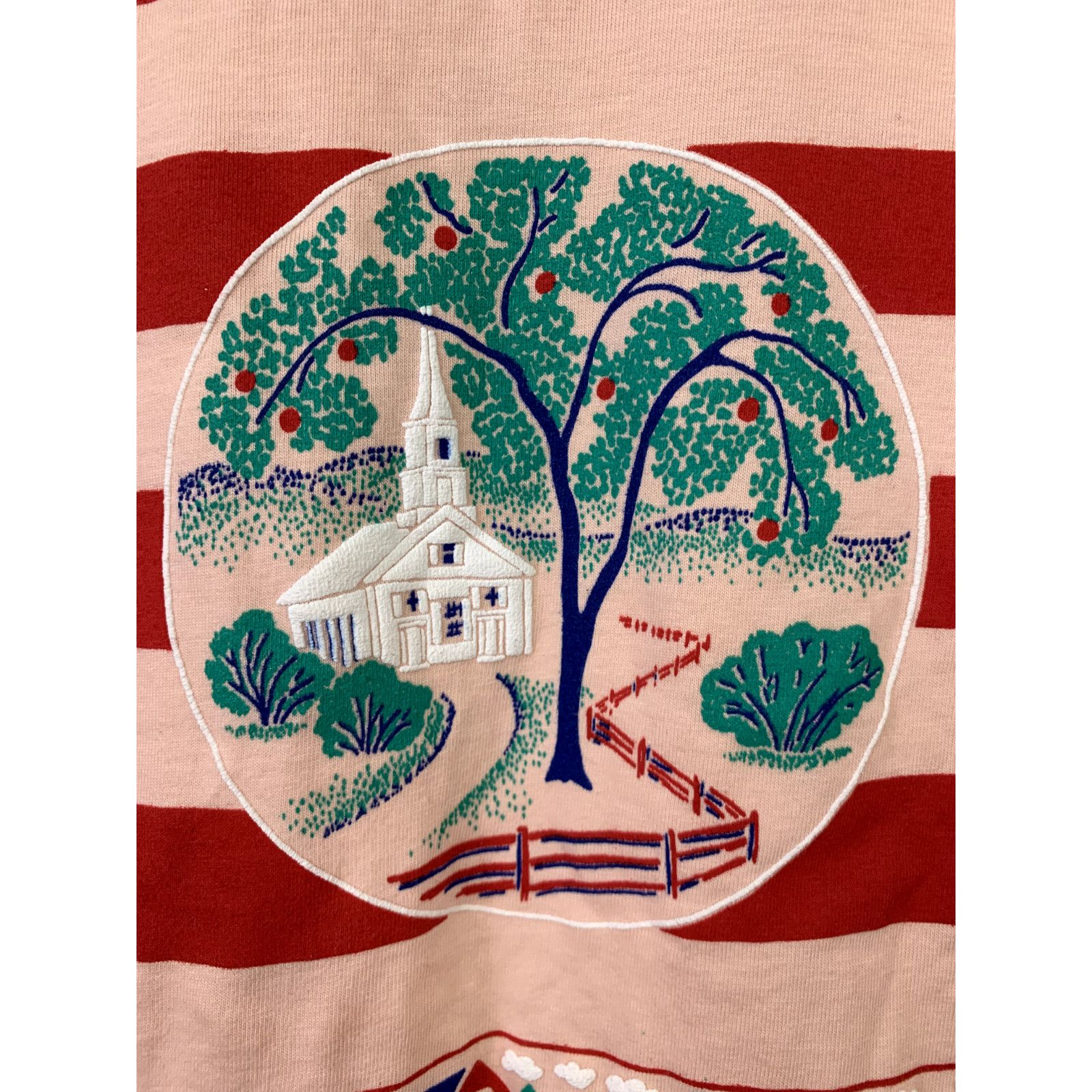 Jerzees Vintage Vermont Shirt Pink Church Tee T-shirt 1990 VTG M Size US M / EU 48-50 / 2 - 4 Thumbnail