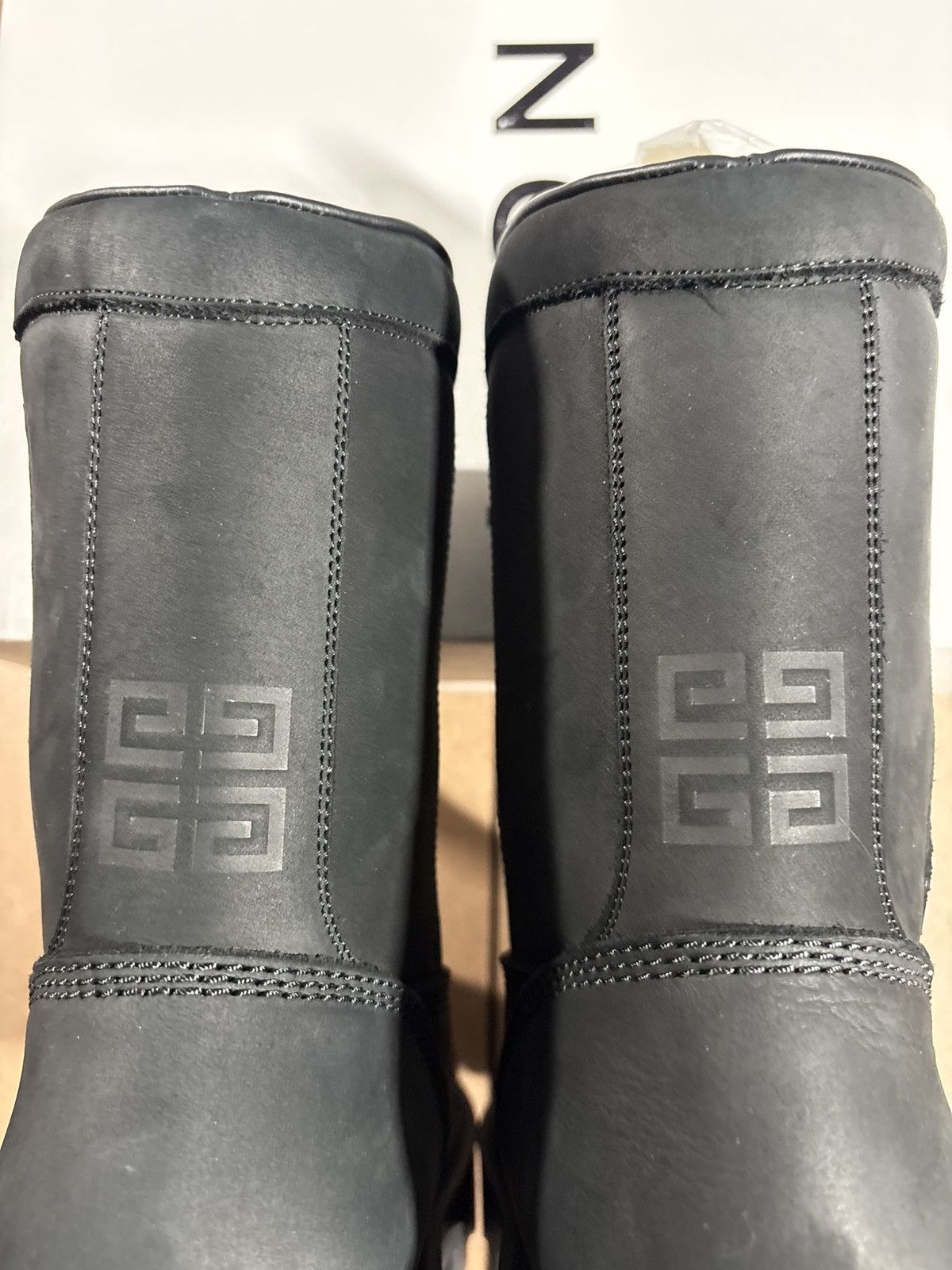 Givenchy Givenchy Zip High Boots Black Leather Size 42 New Size US 9 / EU 42 - 3 Thumbnail
