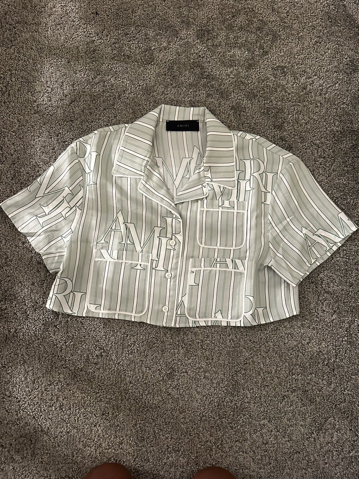 Amiri Amiri cropped button up shirt Size XS / US 0-2 / IT 36-38 - 3 Thumbnail