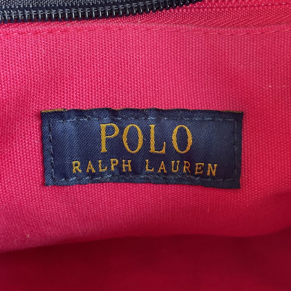 Canvas × Polo Ralph Lauren Polo Ralph Lauren Small Tote Bag Size ONE SIZE - 10 Thumbnail
