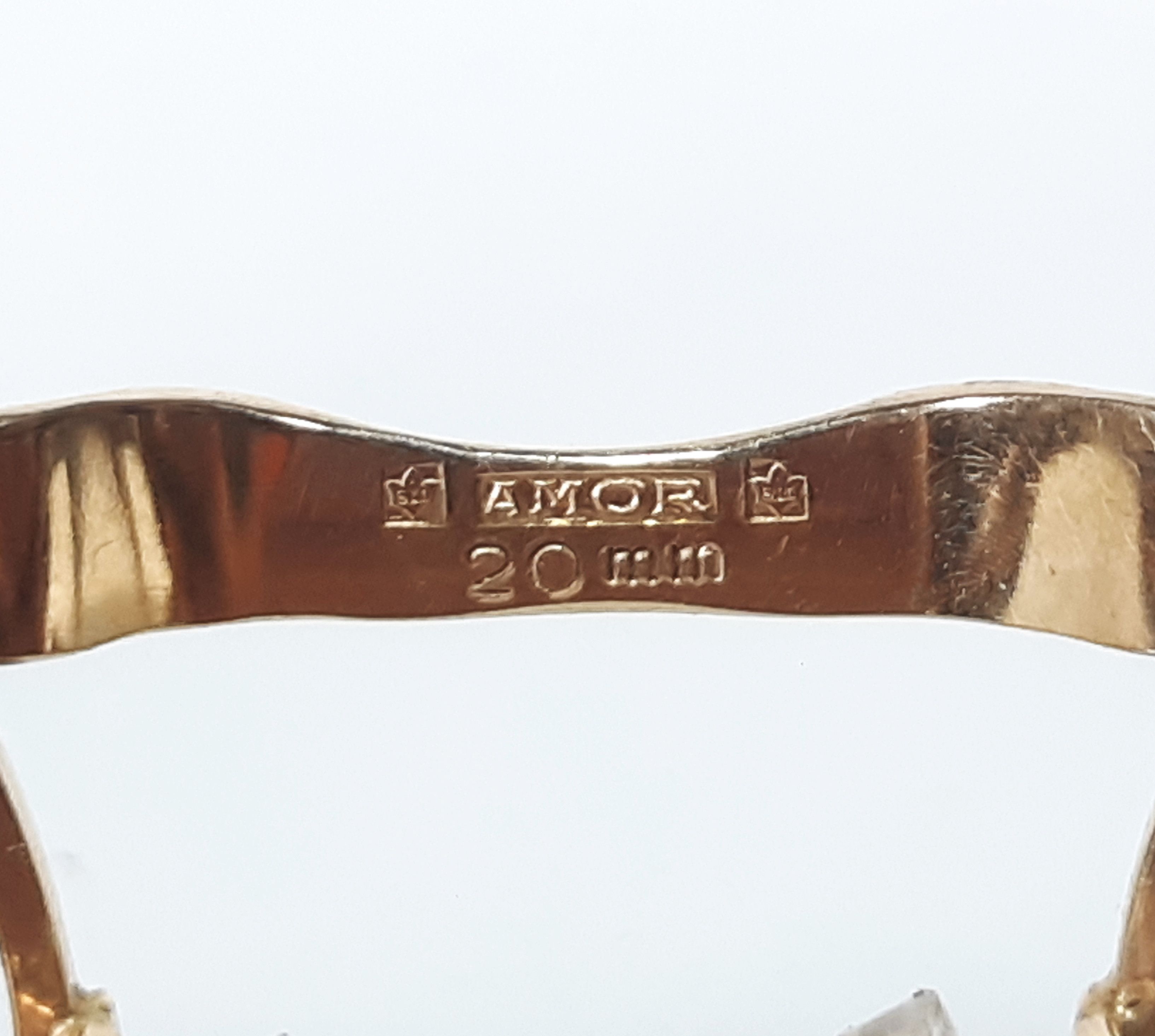 Other Vintage AMOR France Gold Filled Eyeglasses Frame Size ONE SIZE - 8 Thumbnail
