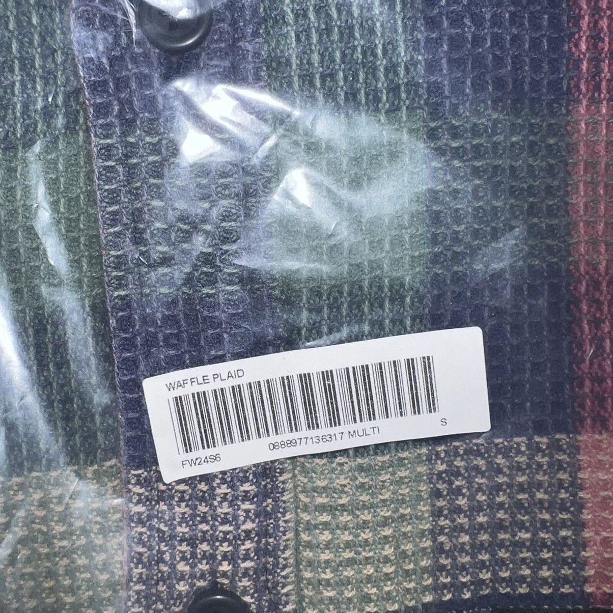 Supreme Supreme Waffle Plaid Hooded Shirt Multicolor Size: S Size US S / EU 44-46 / 1 - 5 Thumbnail