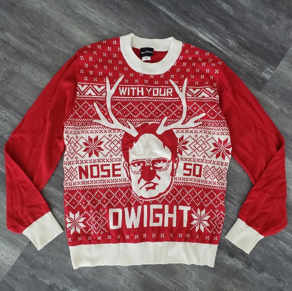 Designer Red | The Office | Ugly Xmas Sweater Size M / US 6-8 / IT 42-44 - 1 Thumbnail