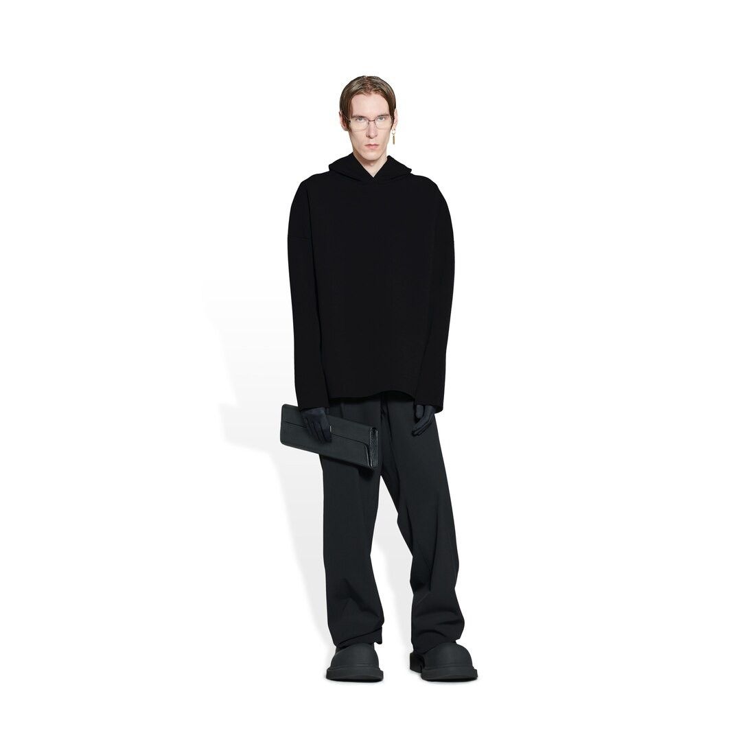 Balenciaga o1mt1gz0125 Hoodie in Black Size US S / EU 44-46 / 1 - 2 Thumbnail