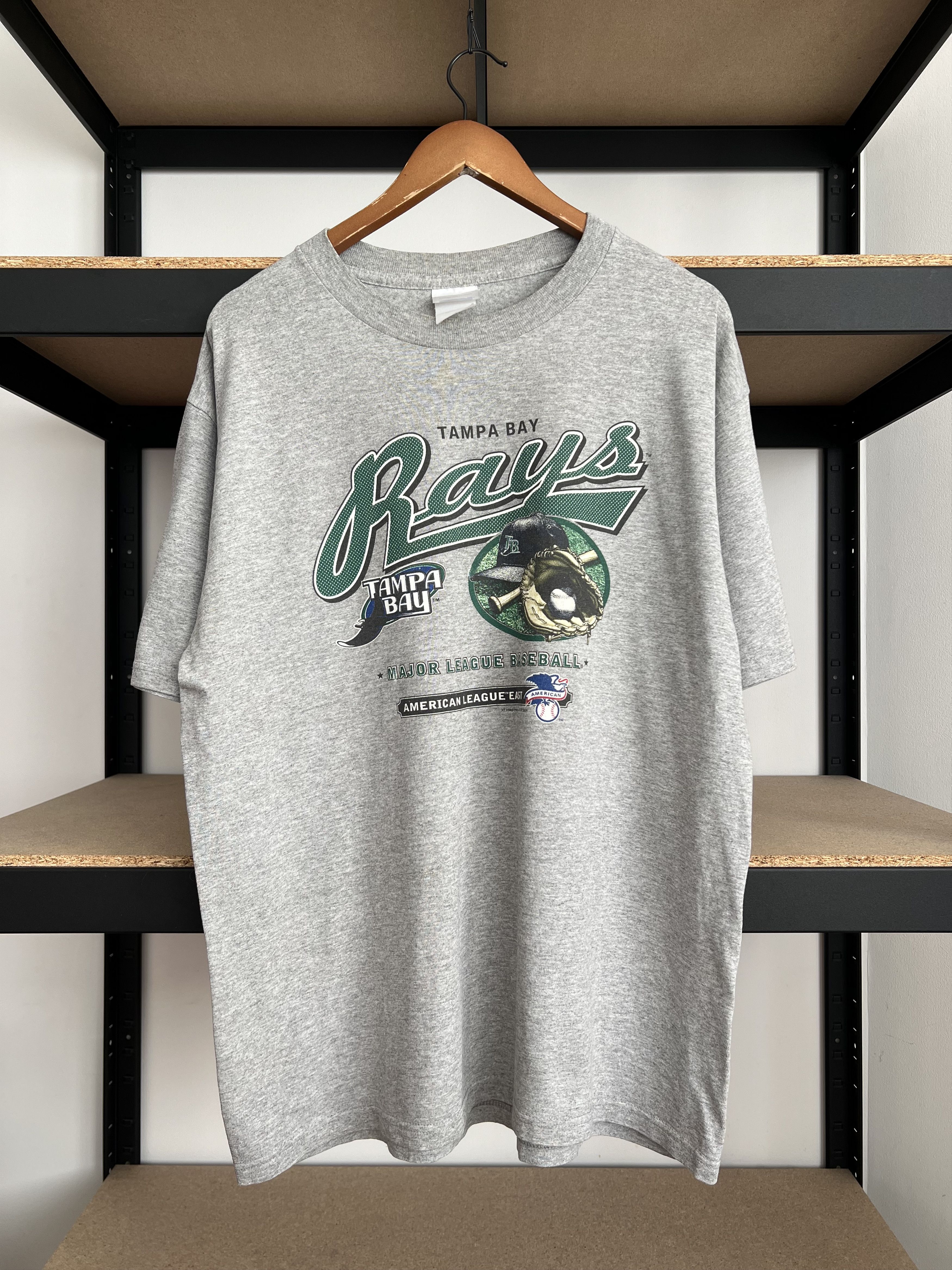MLB Vintage 2004 Tampa Bay Rays MLB Baseball Gray T-shirt Size US XL / EU 56 / 4 - 1 Thumbnail