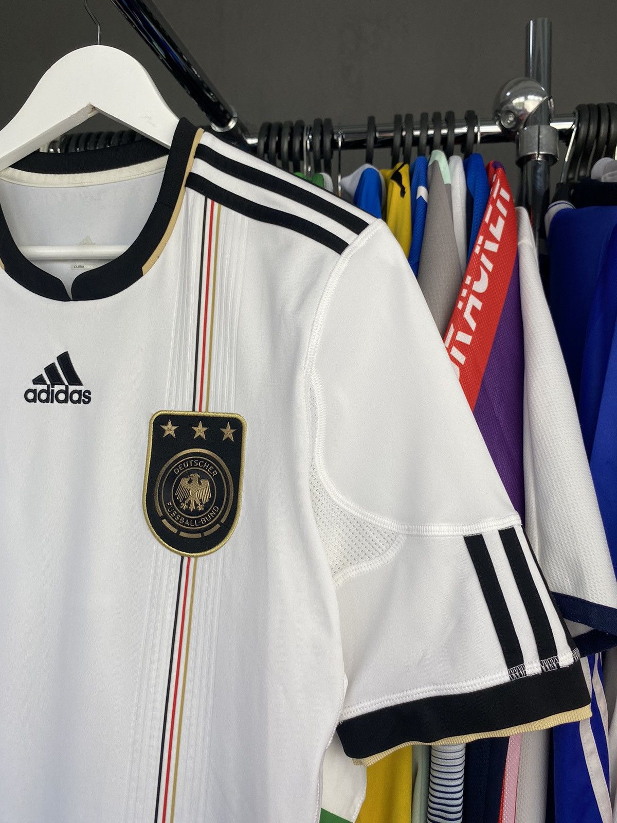 Adidas 2010/11 ADIDAS GERMANY HOME SOCCER FOOTBALL JERSEY SHIRT Size US S / EU 44-46 / 1 - 4 Thumbnail