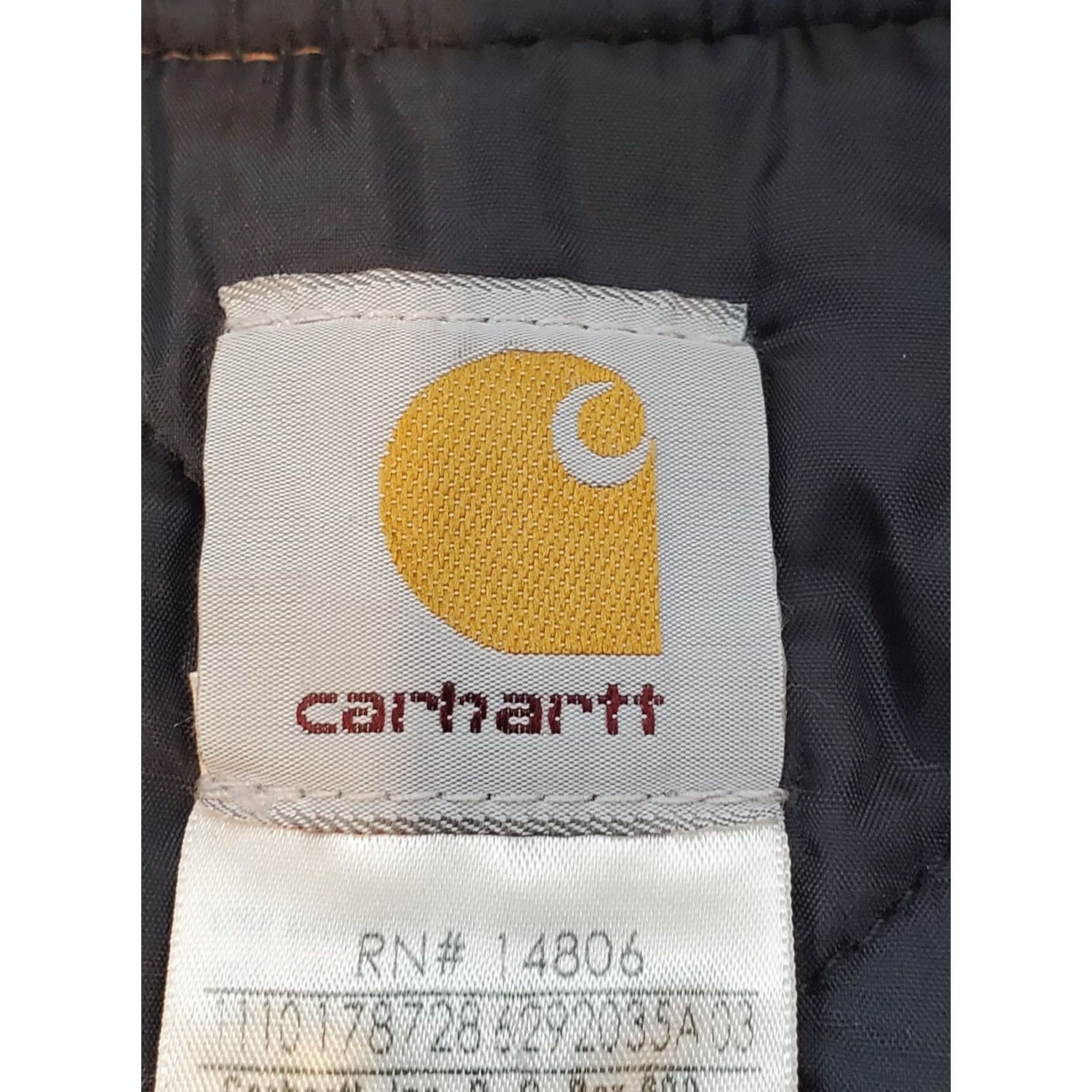 Carhartt Carhartt V02 BRN Sandstone Duck Vest Arctic Quilt Lined Brown Canvas Quilted Embroidered Logo Mens XL Brown Flag Size US XL / EU 56 / 4 - 7 Thumbnail