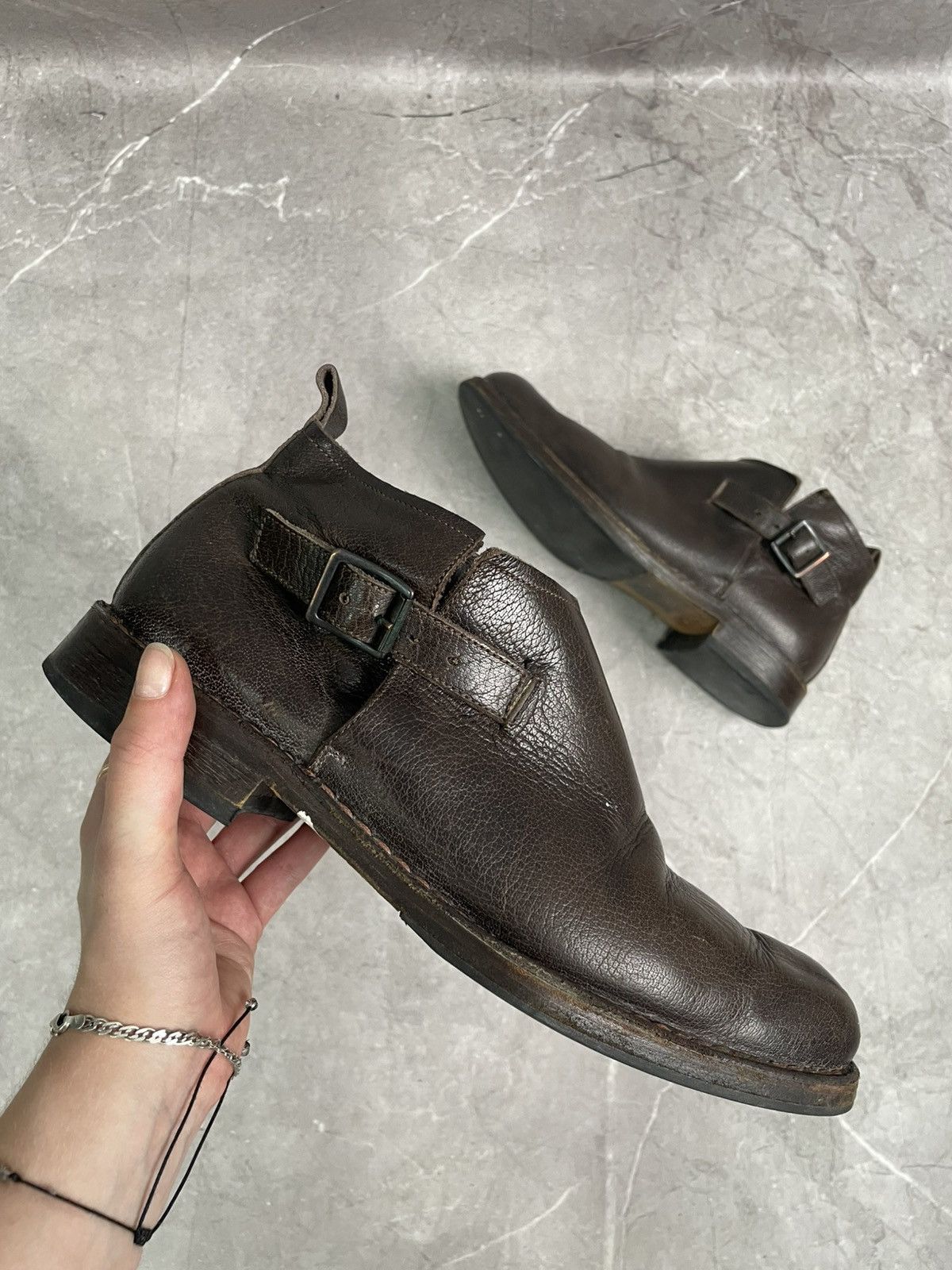 MoMA Rqre ankle Moma boots brown leather Size US 8 / EU 41 - 1 Thumbnail