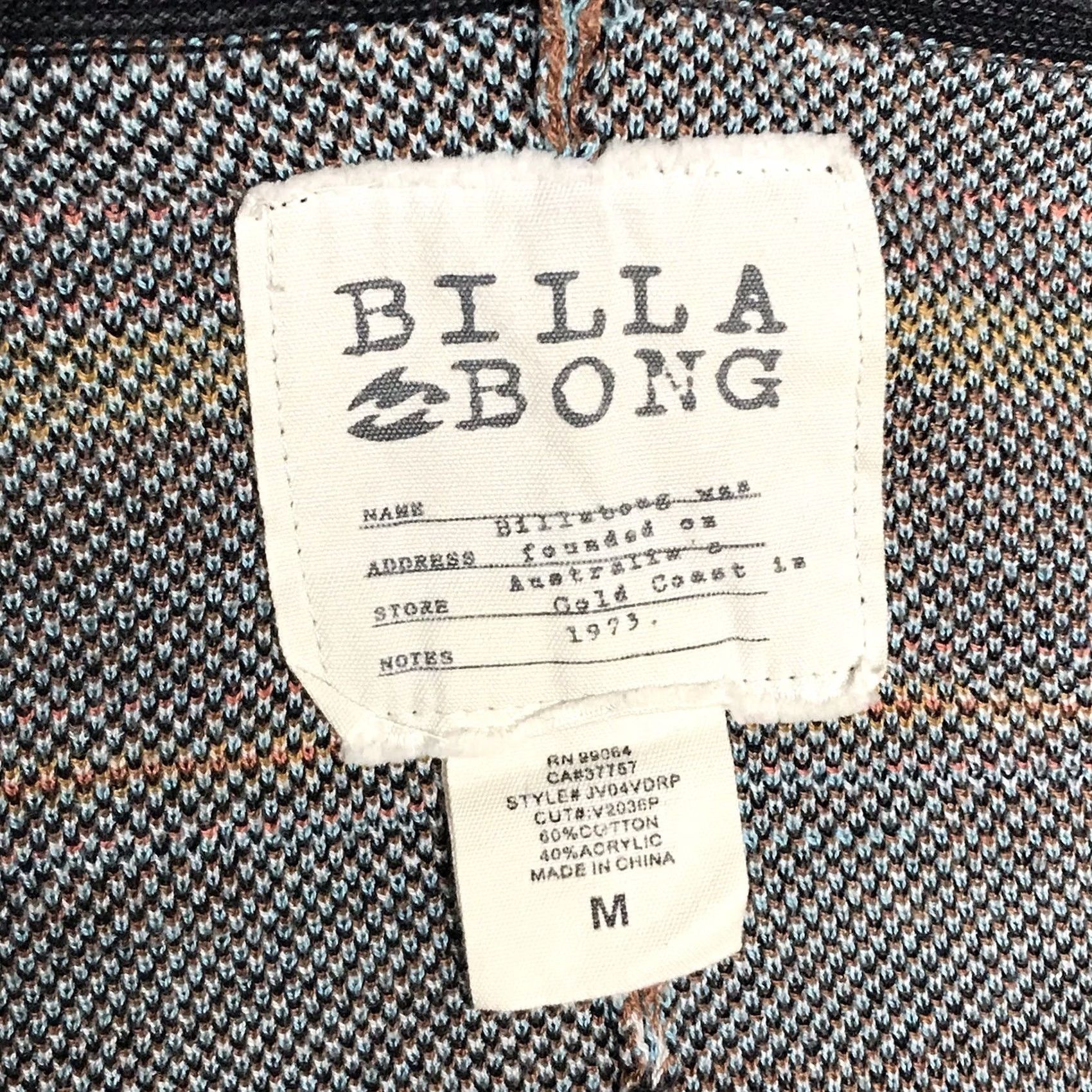 Billabong Billabong Women Multicolor Aztec Southwestern Knit Open Front Cardigan Sweater M Size M / US 6-8 / IT 42-44 - 3 Thumbnail