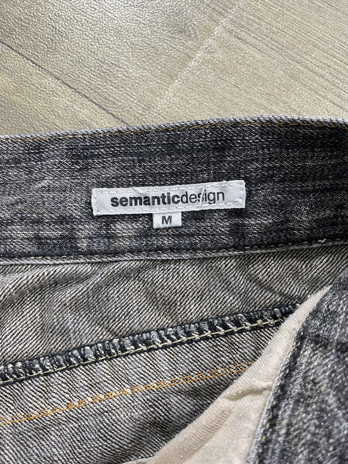 If Six Was Nine × Le Grande Bleu (L.G.B.) × Tornado Mart 2000s Semantic Design Distressed Punk Lgb Y2k Flared Jeans Size US 29 - 13 Thumbnail