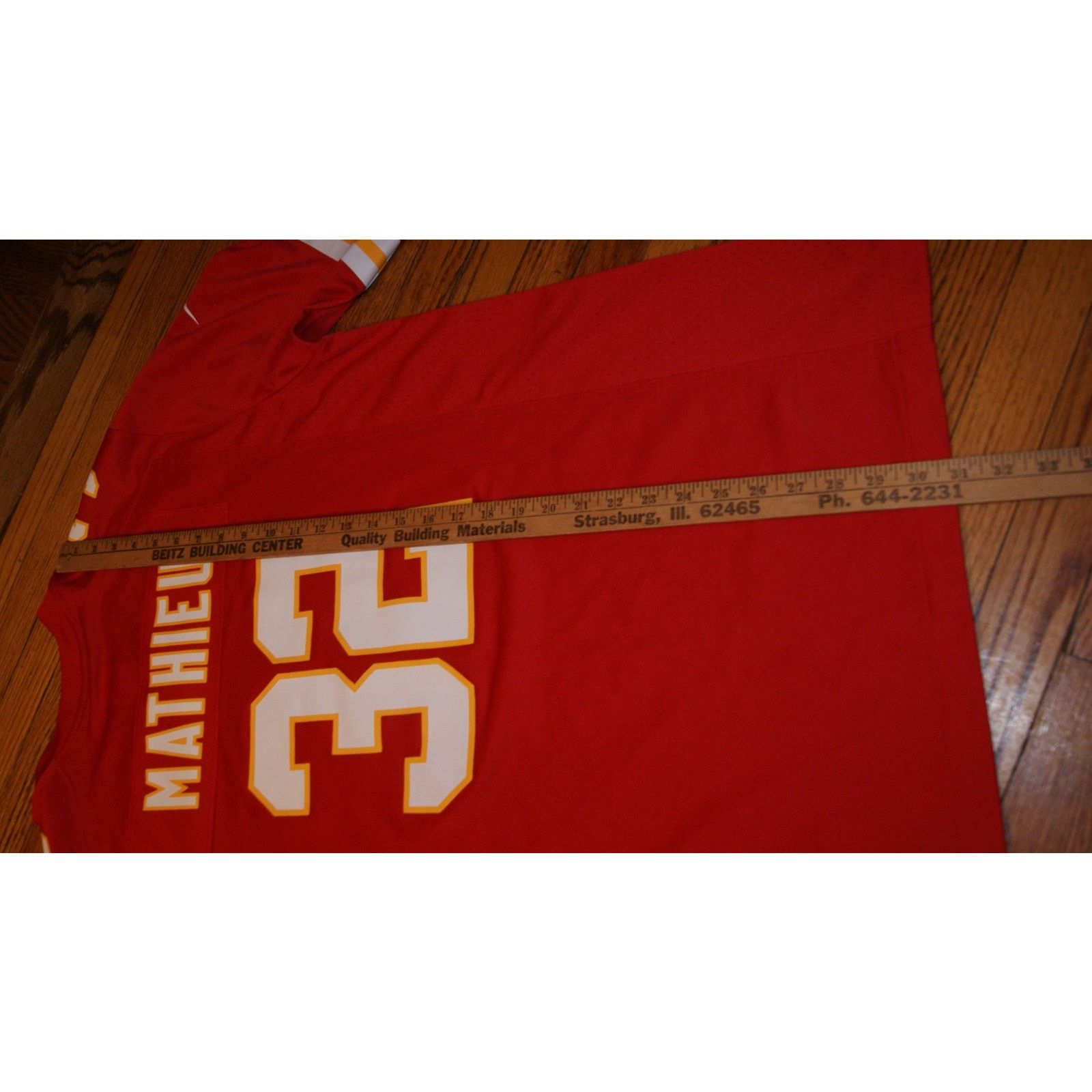 Nike Nike Red On Field Jersey Kansas City Chiefs Men's Large Size US L / EU 52-54 / 3 - 9 Thumbnail