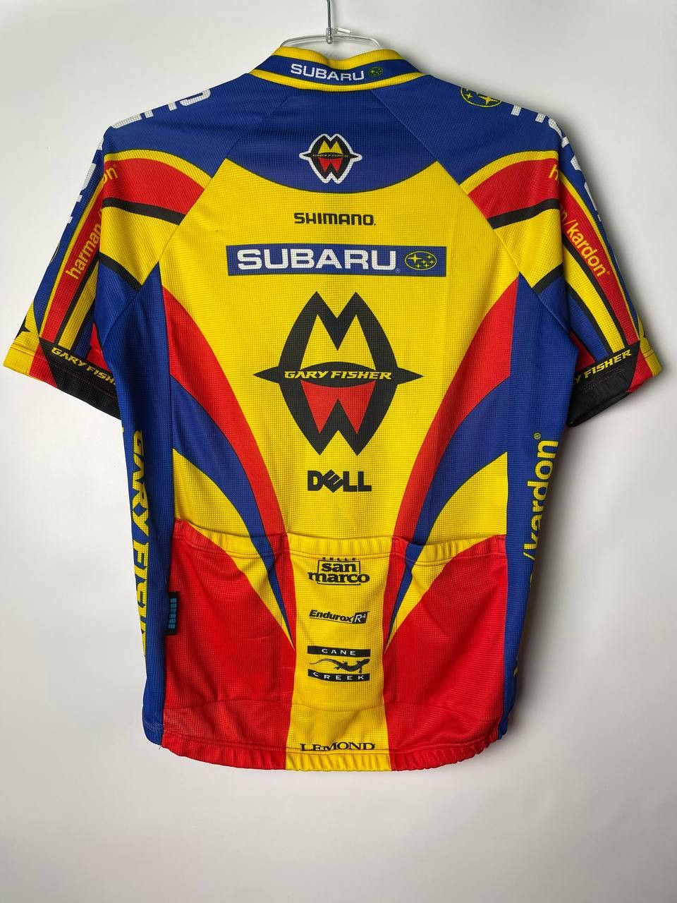 Japanese Brand RARE De Marchi Cycling Jersey Shimano Subaru Made In Italy Size US M / EU 48-50 / 2 - 2 Thumbnail