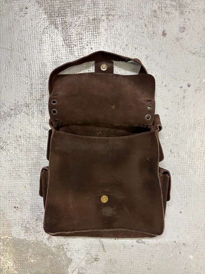Dolce & Gabbana SS2002 Dolce & Gabbana Brown Suede Messenger Eyelet Bag Size ONE SIZE - 7 Thumbnail