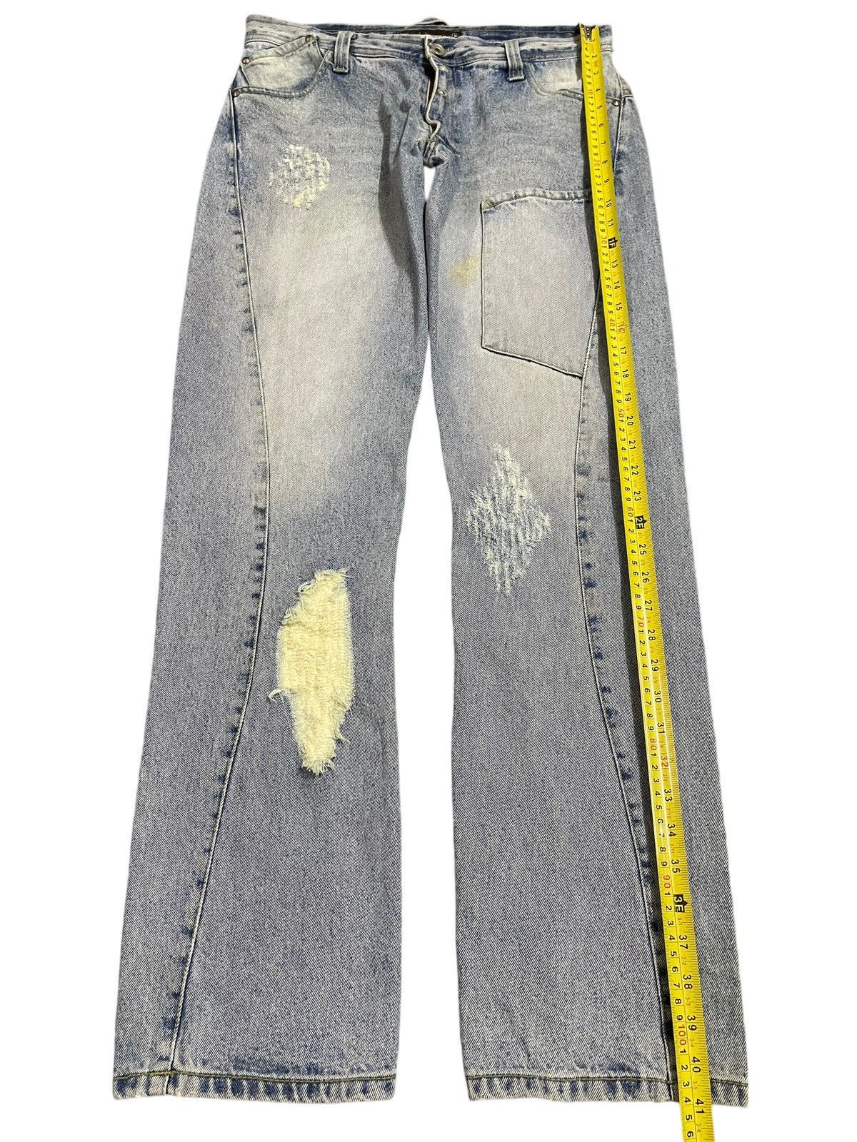 semanticdesign Vintage Japanese Brand Blue Faded Wash Distress Style Jeans Size US 32 / EU 48 - 13 Thumbnail