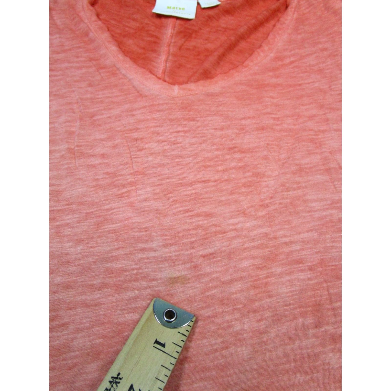Vintage Maeve Shirt Womens Small Orange Cotton Pullover Size S / US 4 / IT 40 - 6 Thumbnail