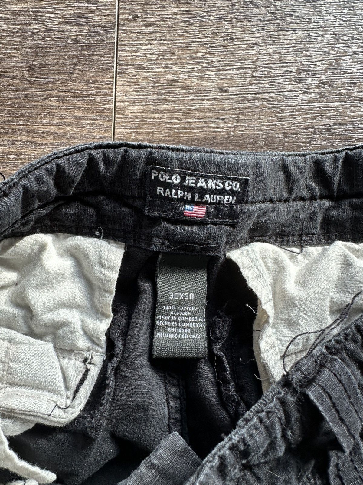 Polo Ralph Lauren Vintage Polo Ralph Lauren Baggy Cargo Utility Pants Size US 30 / EU 46 - 3 Thumbnail