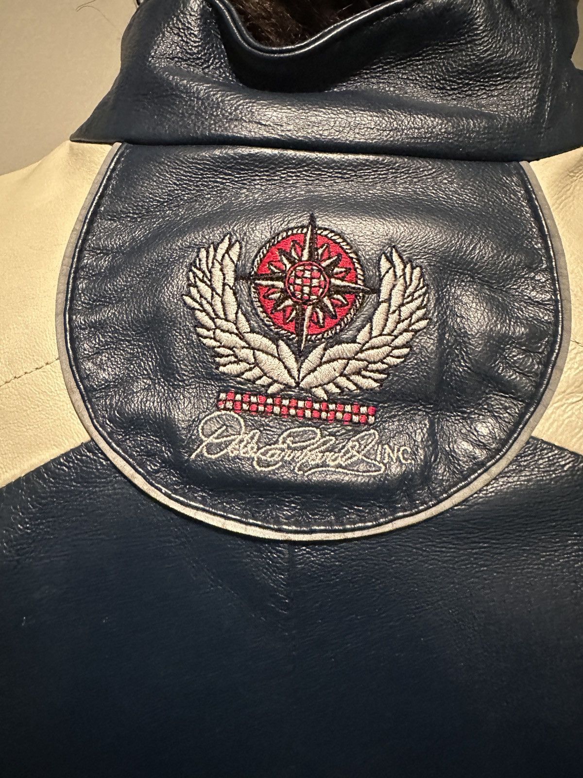Genuine Leather Vintage Genuine Leather Racing Jacket Size US M / EU 48-50 / 2 - 9 Thumbnail