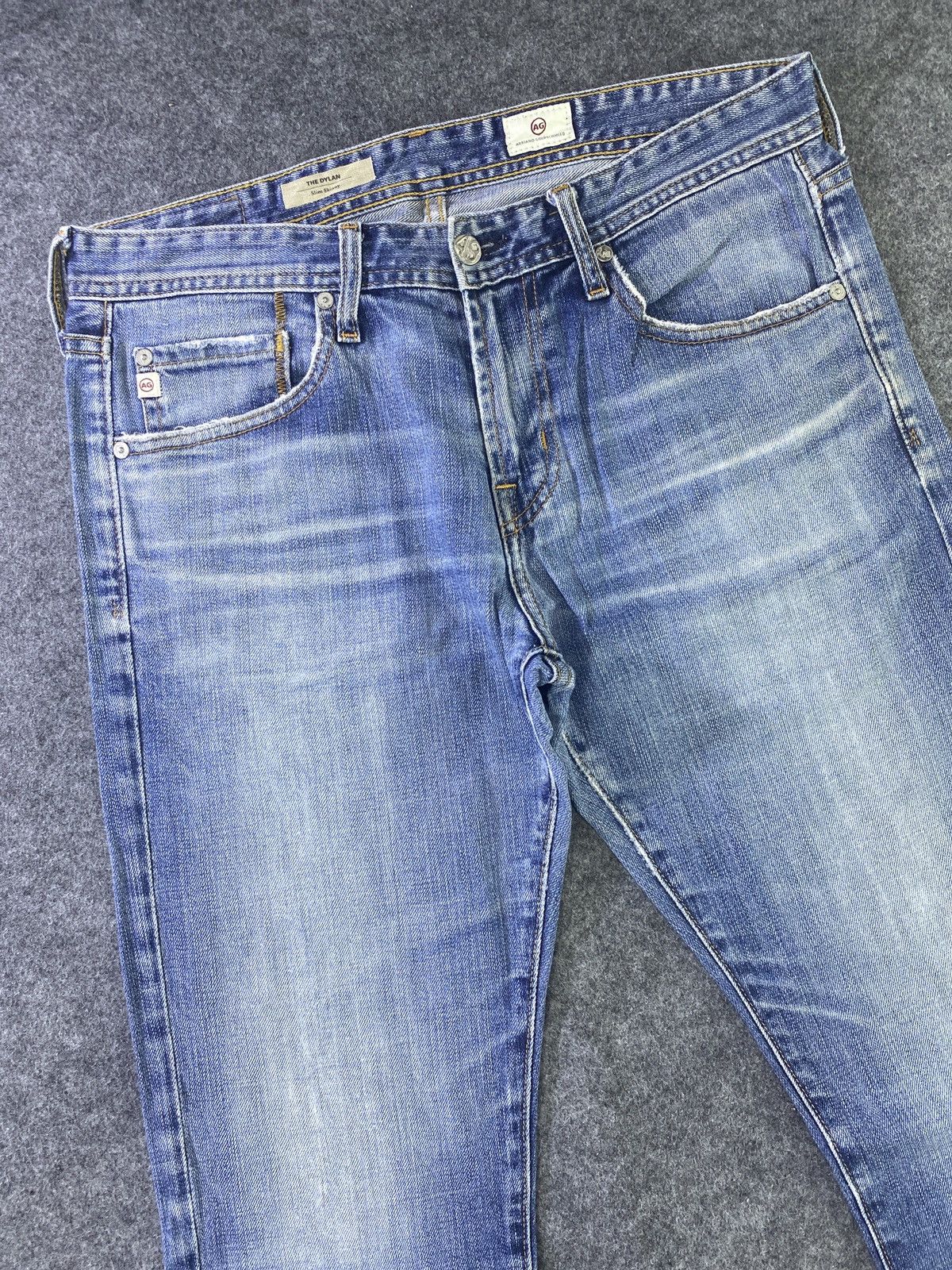 AG Adriano Goldschmied × Japanese Brand AG Adriano Goldschmied Blue Wash Denim - J941 Size 32" / US 10 / IT 46 - 14 Thumbnail