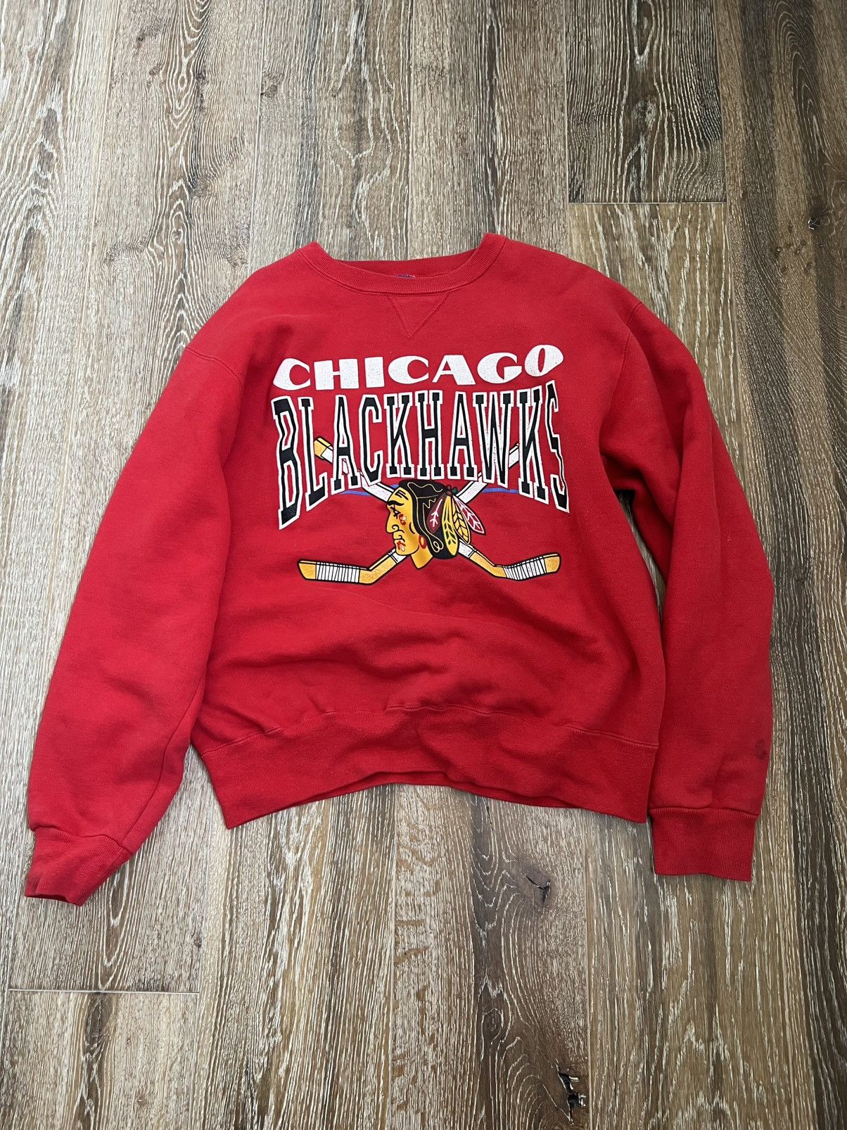 Champion Vintage champion nhl chicago black hawks sweater Size US XL / EU 56 / 4 - 1 Thumbnail