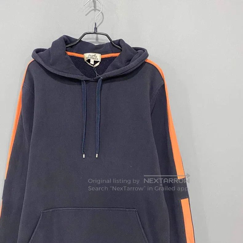 Hermes Hermes Color Blocked Fleece Cotton Hoodie Size US L / EU 52-54 / 3 - 2 Thumbnail