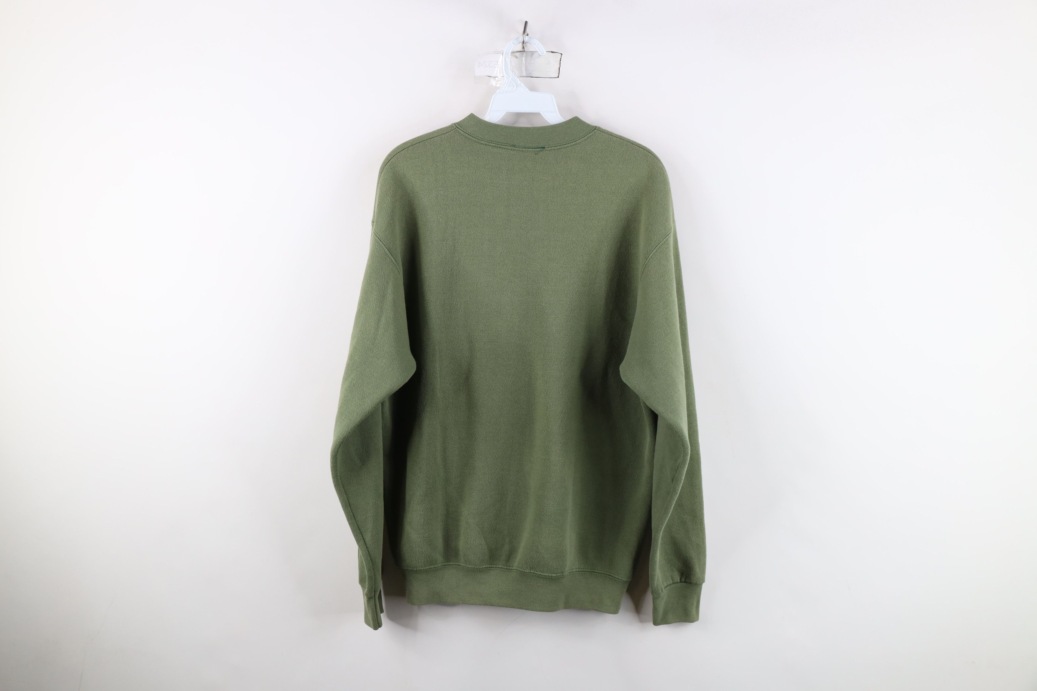 Vintage Vintage 90s Streetwear Nature Butterfly Sweatshirt Green USA Size M / US 6-8 / IT 42-44 - 12 Thumbnail