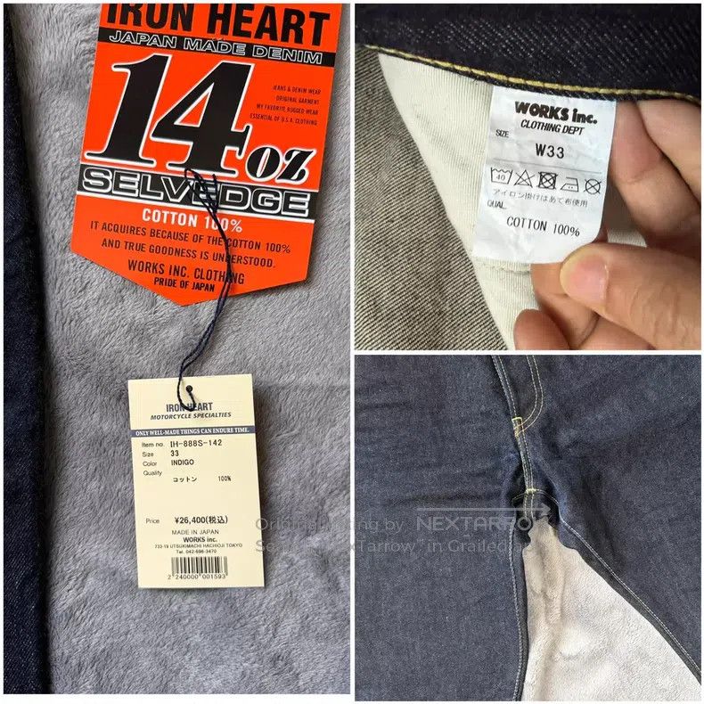 Iron Heart Iron Heart Jeans Size US 32 / EU 48 - 6 Thumbnail