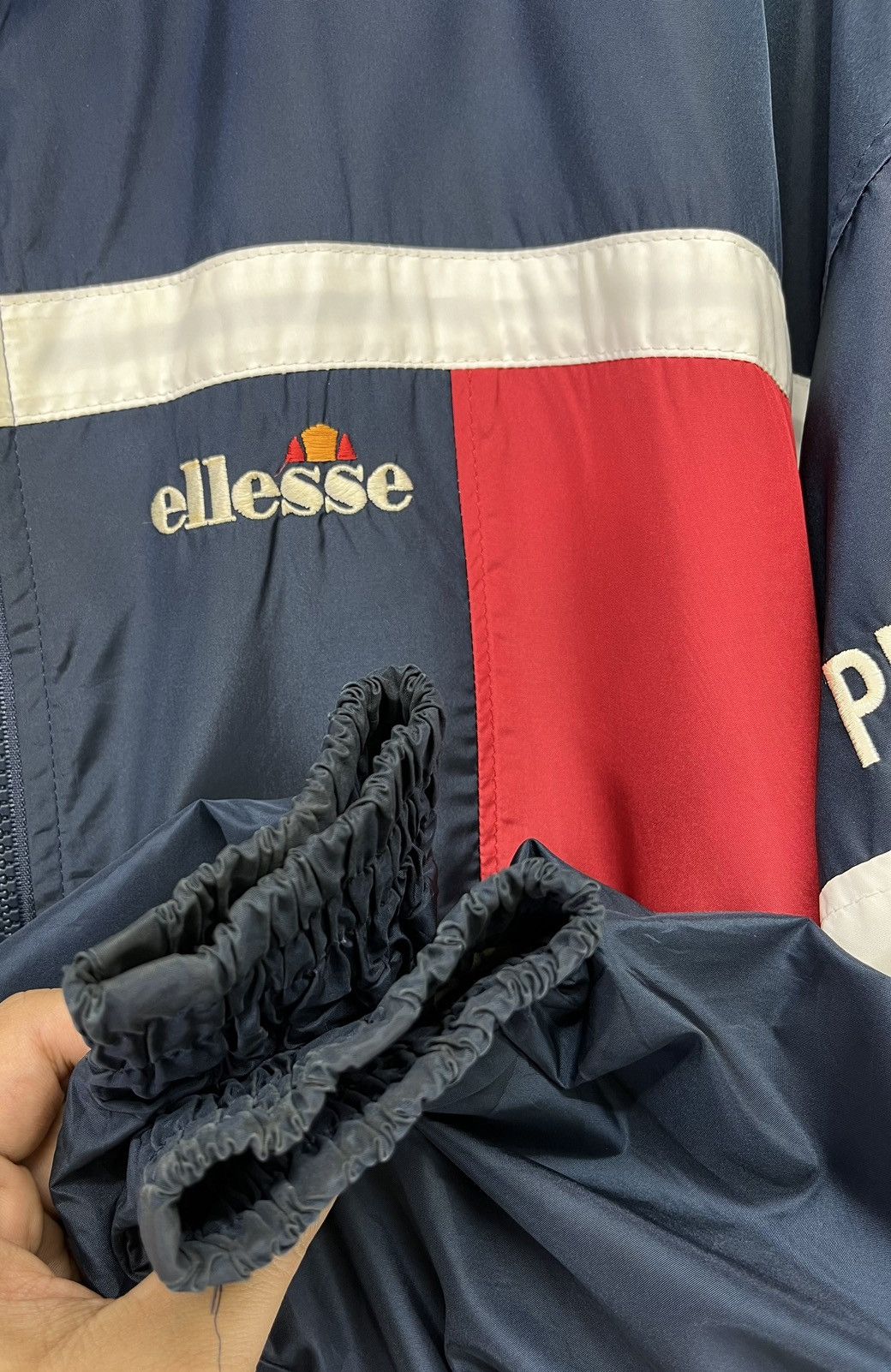 Ellesse Vintage Ellesse Racing Zip Up Light Jacket Size US L / EU 52-54 / 3 - 12 Thumbnail