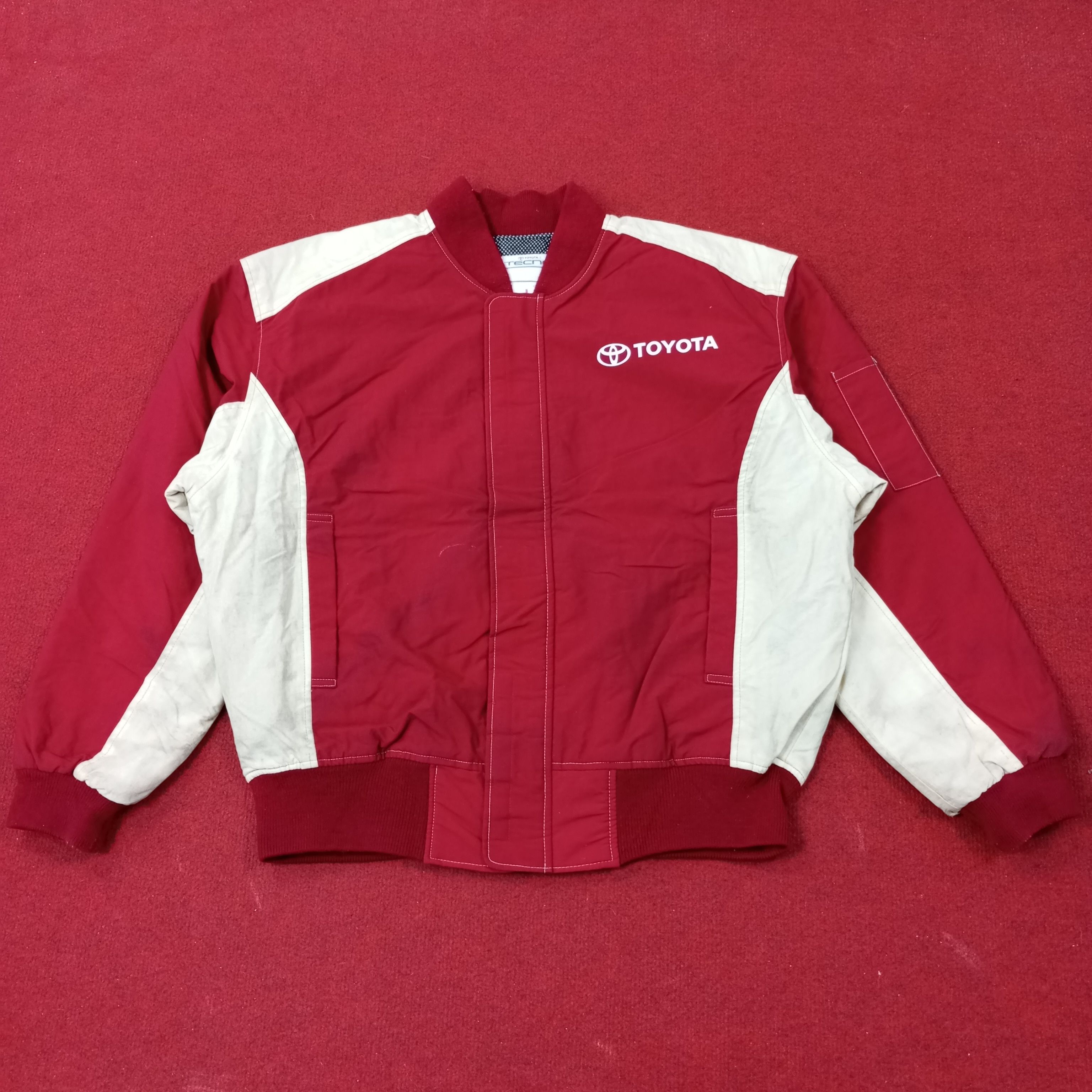 Japanese Brand Toyota Tecno Motorsports Racing Style Jacket c240n18 Size US XXL / EU 58 / 5 - 4 Thumbnail
