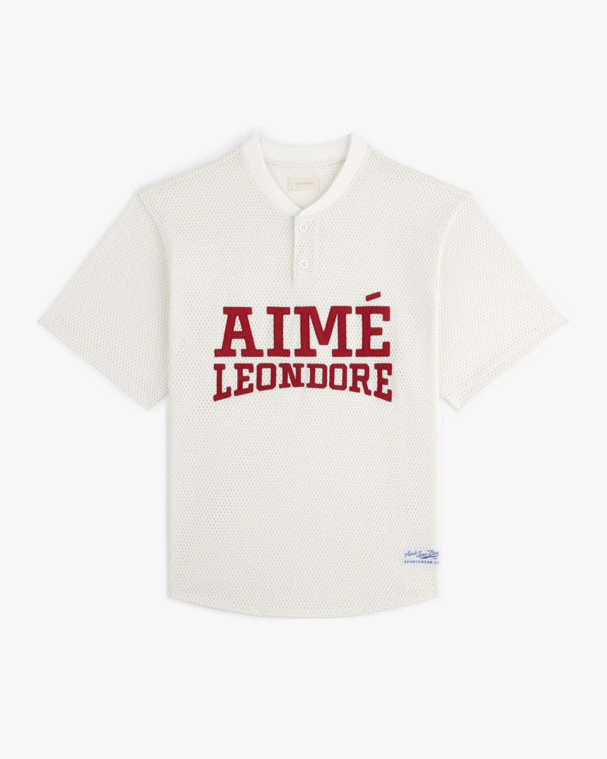 Aime Leon Dore ALD Mesh Batting Practice Jersey Medium White Red Size US M / EU 48-50 / 2 - 8 Thumbnail