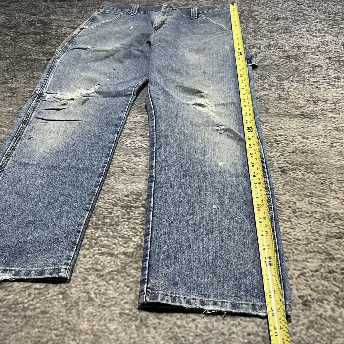 Wrangler Vintage Wrangler Distressed Workwear Skater Carpenter Jeans Size US 34 / EU 50 - 11 Thumbnail