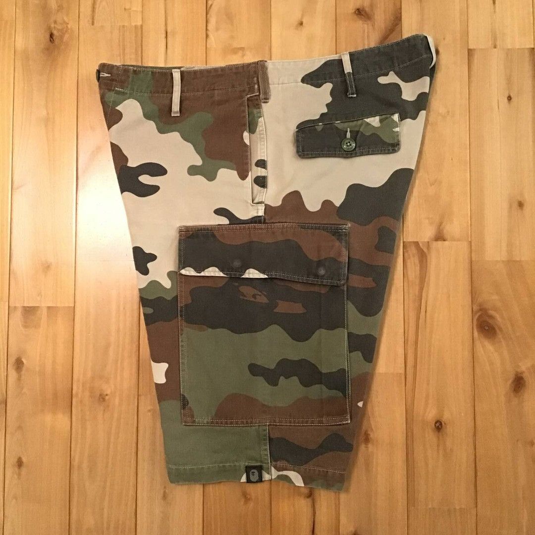 Bape BAPE Woodland Camo Cargo Shorts a bathing ape NIGO ★size L Size US 34 / EU 50 - 4 Thumbnail
