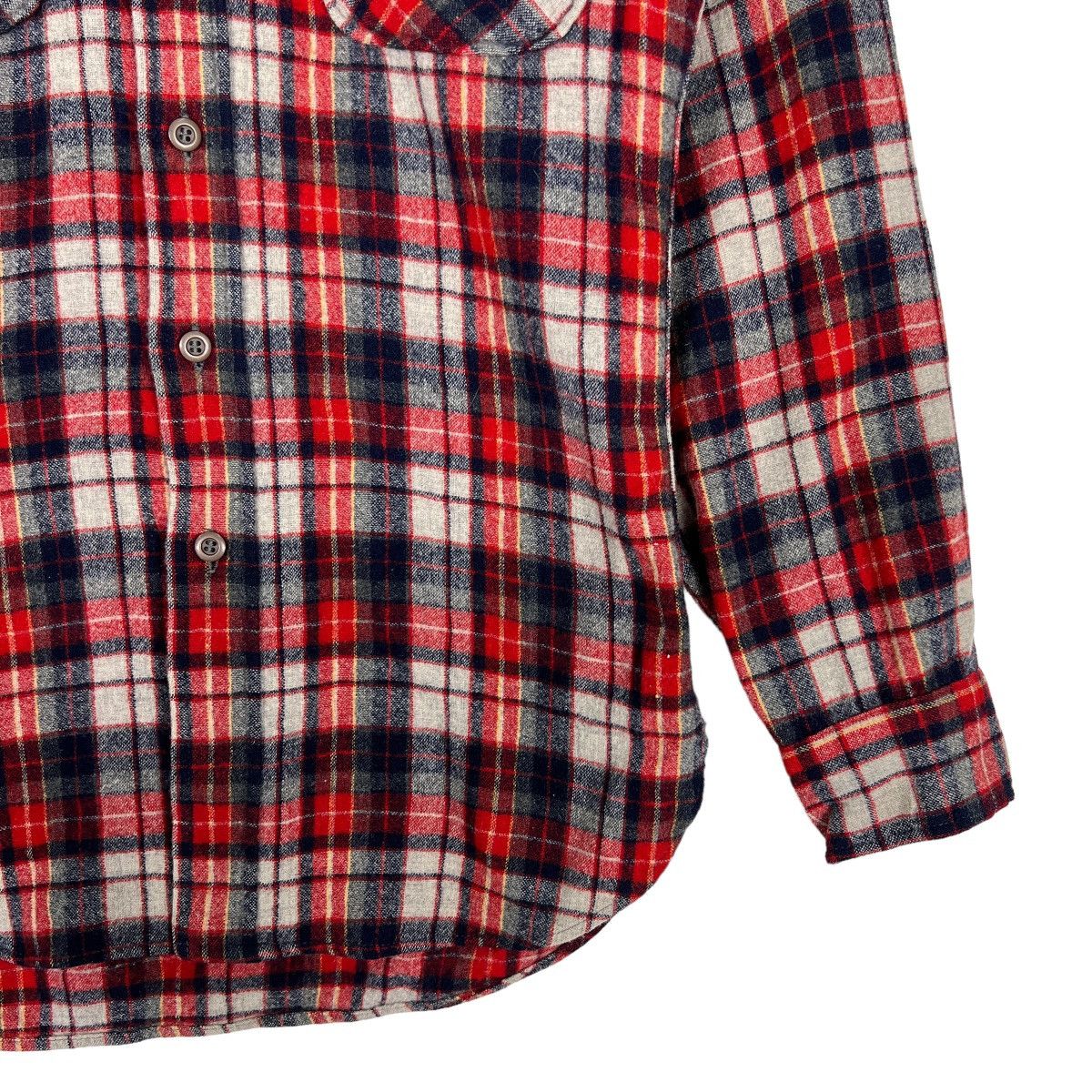 Pendleton 🔥 VINTAGE PENDLETON WOOL CHECKER FLANNEL SHIRTS MADE IN USA Size US S / EU 44-46 / 1 - 5 Thumbnail