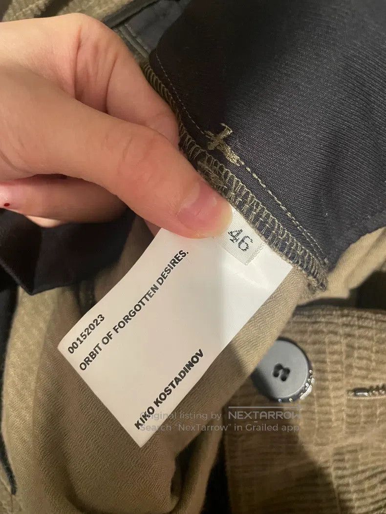 Kiko Kostadinov Kiko Kostadinov MEGARA corduroy pants, Fall/Winter 2023 Size US 30 / EU 46 - 4 Thumbnail