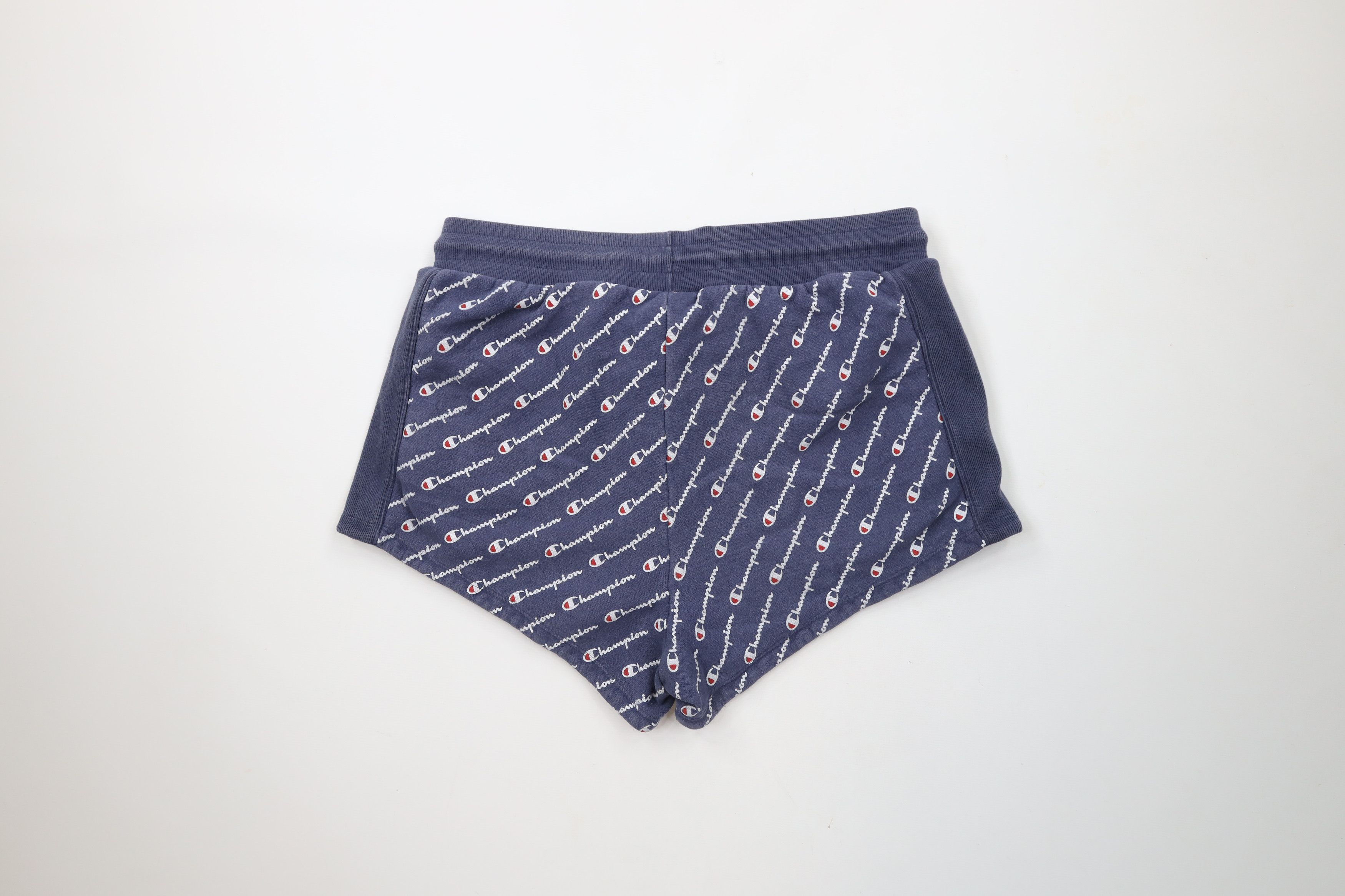 Champion × Vintage Y2K Champion Reverse Weave Print Heavy Sweatpants Shorts Size 32" / US 10 / IT 46 - 5 Thumbnail