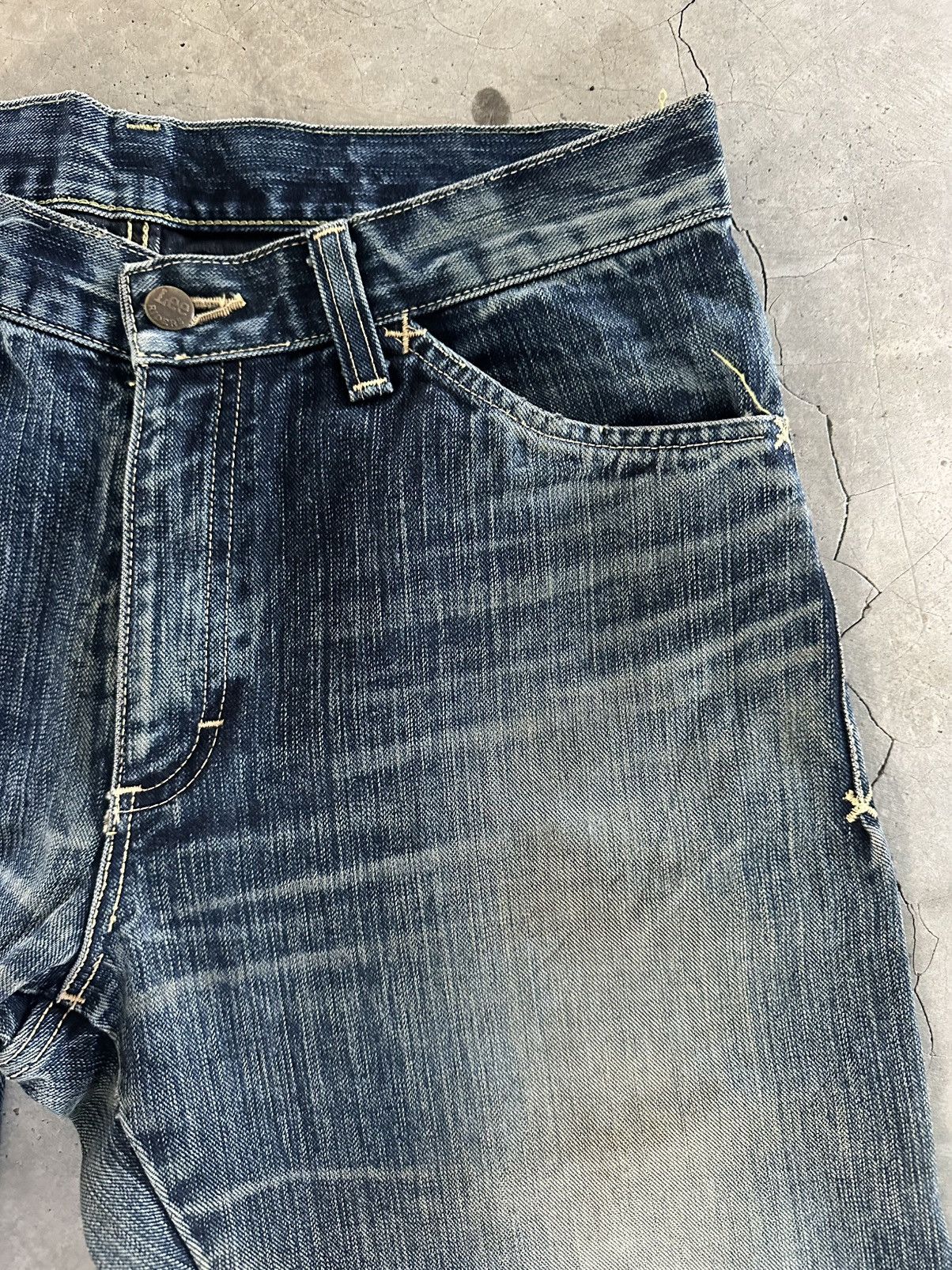 If Six Was Nine Flare Jeans Lee Riders Bootcut Denim Jeans Size US 31 - 10 Thumbnail
