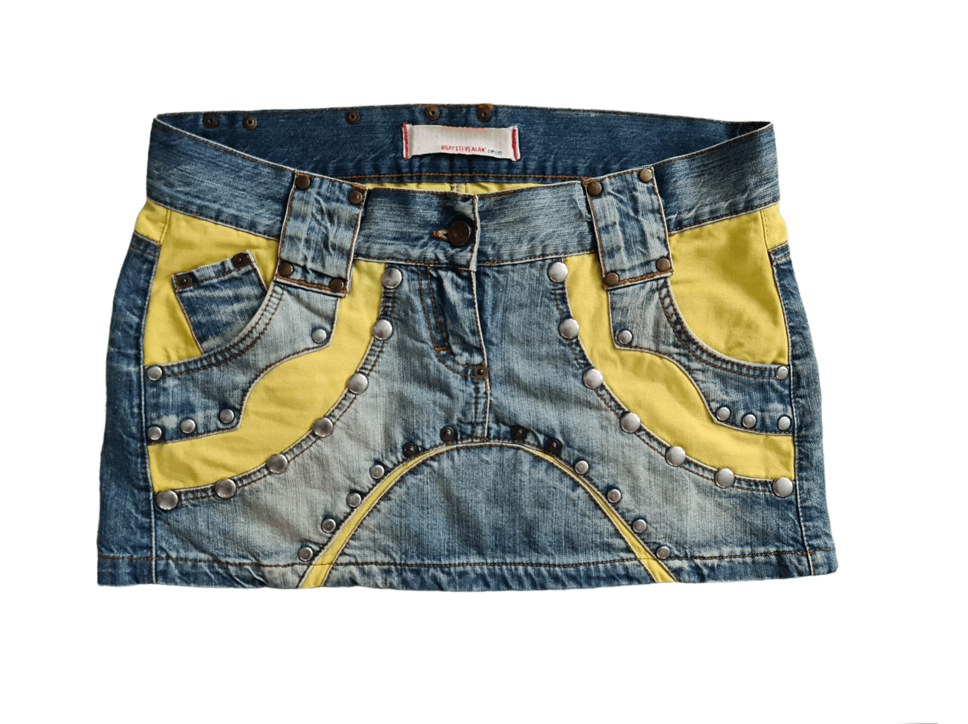Steven Alan BRAY STEVE ALAN denim mini skirt Size 29" - 3 Thumbnail