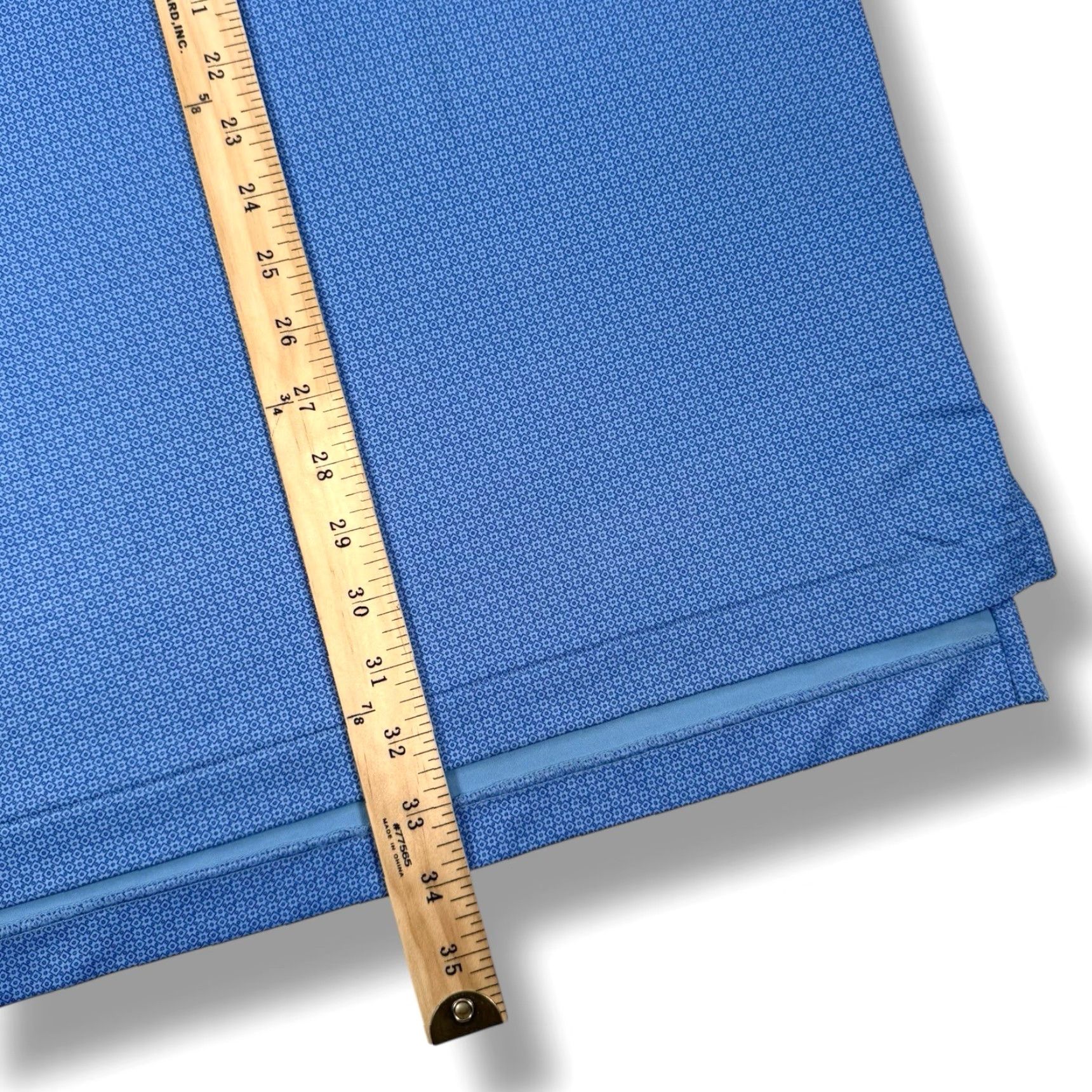 Peter Millar Summer Comfort Golf Polo Shirt Mens XXL Blue Geometric Short Sleeve Collared Polo 2XL Regular Mens