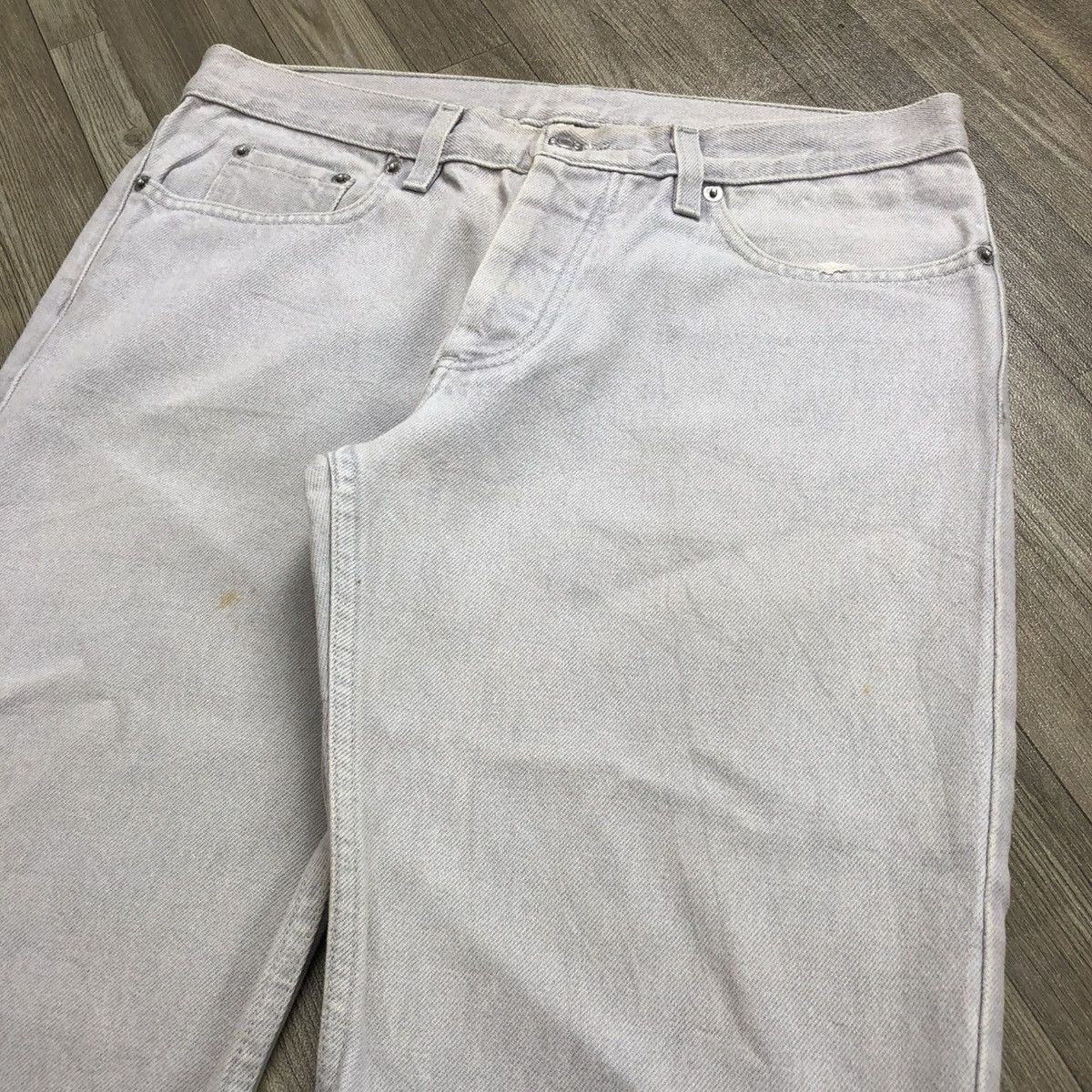 Helmut Lang VINTAGE HELMUT LANG DENIM PANTS Size US 30 / EU 46 - 4 Thumbnail