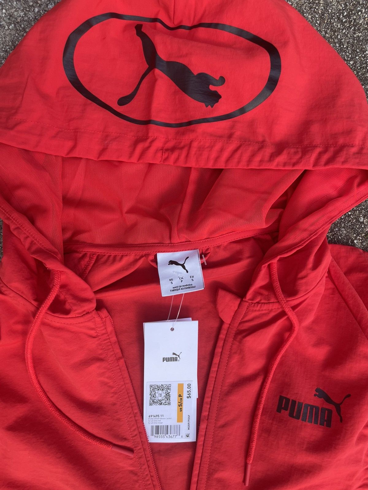 Puma Puma Hooded Windbreaker Size S / US 4 / IT 40 - 3 Thumbnail