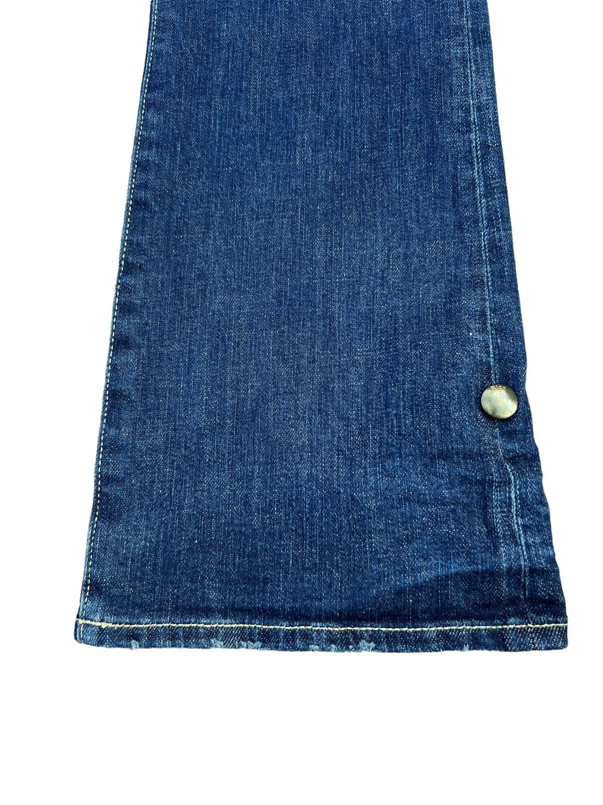 20471120 RICO Japan Fade Blue Denim Bootcut Jeans Size US 29 - 11 Thumbnail