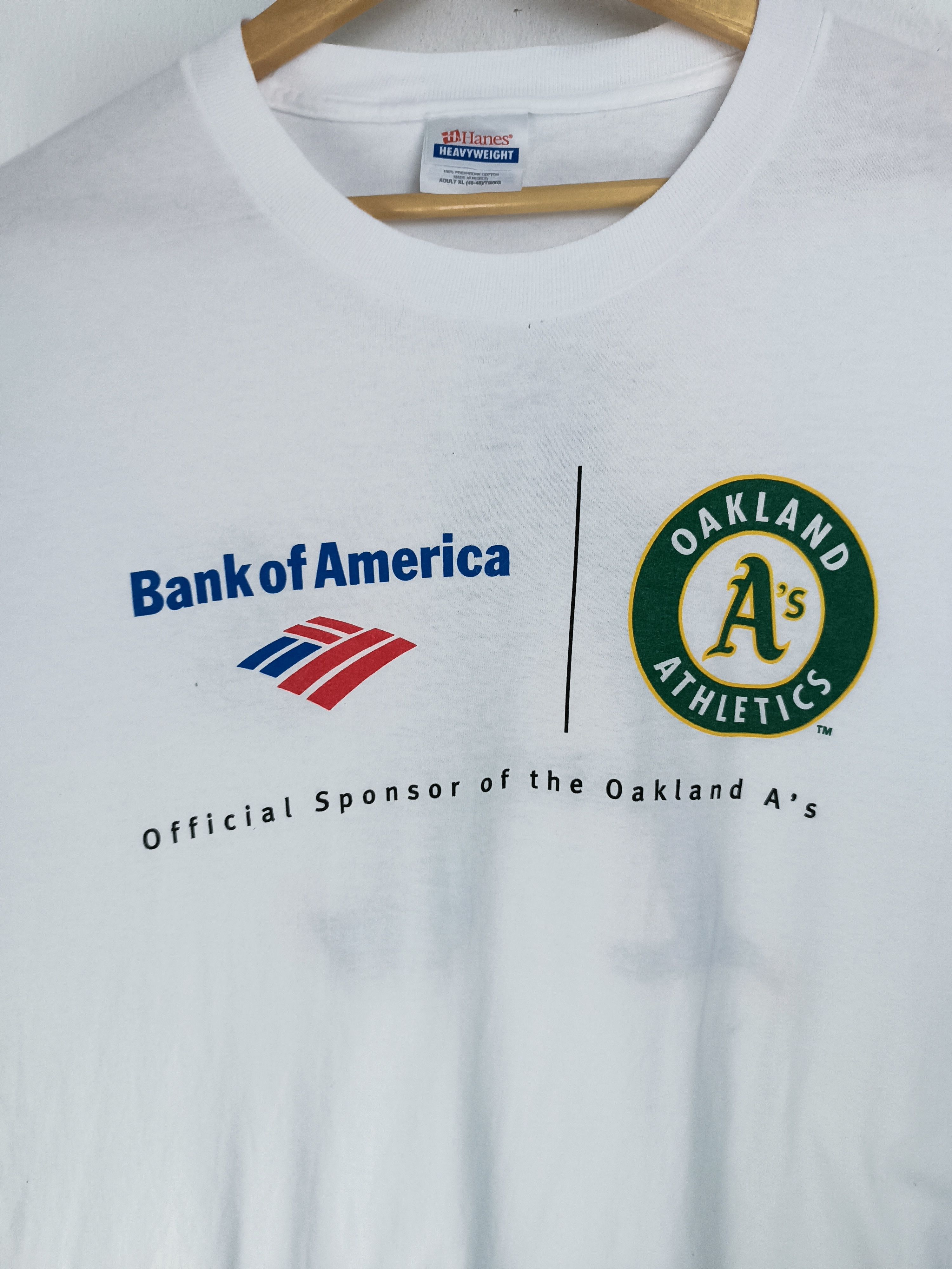 MLB VINTAGE 90'S OAKLAND ATHLETICS X BANK OF USA MLB VERY RARE Size US XL / EU 56 / 4 - 4 Thumbnail