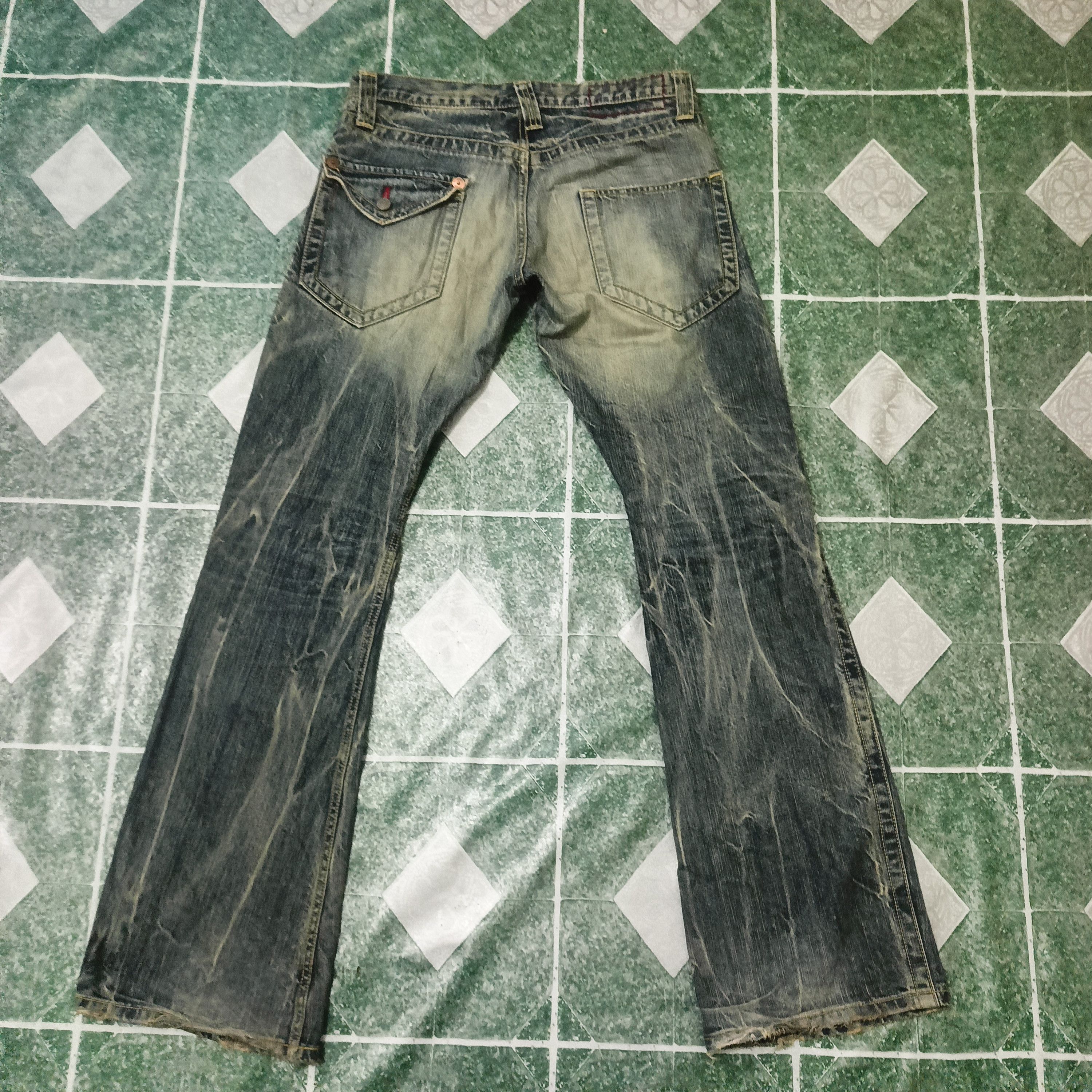 Tornado Mart Crazy blue way jeans flared jeans denim bootcut Size US 32 / EU 48 - 14 Thumbnail