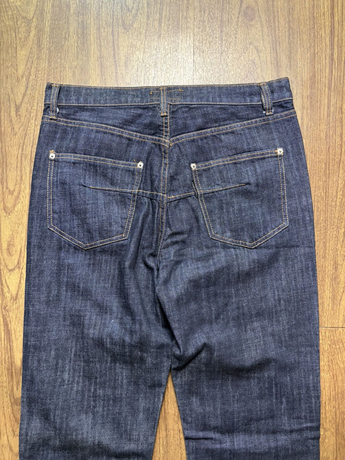 Issey Miyake Cabane de Zucca Assymetrical Zip Denim Pants Size US 32 / EU 48 - 5 Thumbnail