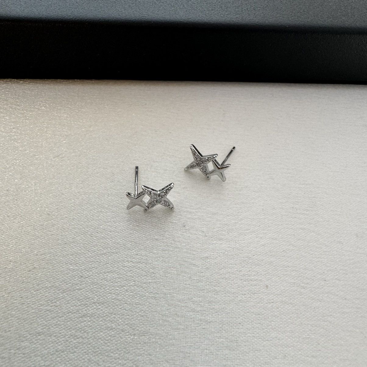 Other Small CZ Star Stud Earrings for Men Women,Unisex Style Size ONE SIZE - 3 Thumbnail