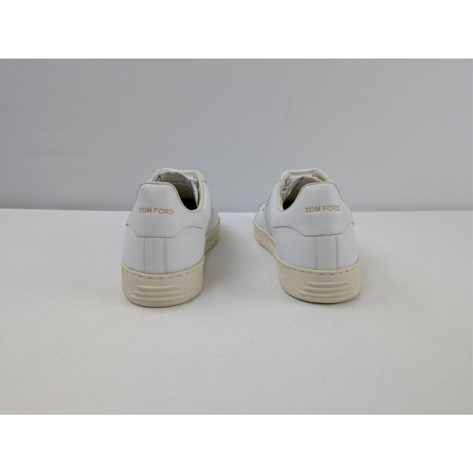 Tom Ford o1rshd1 Classic Radcliffe leather low-top sneaker in white Size US 6 / EU 39 - 10 Thumbnail