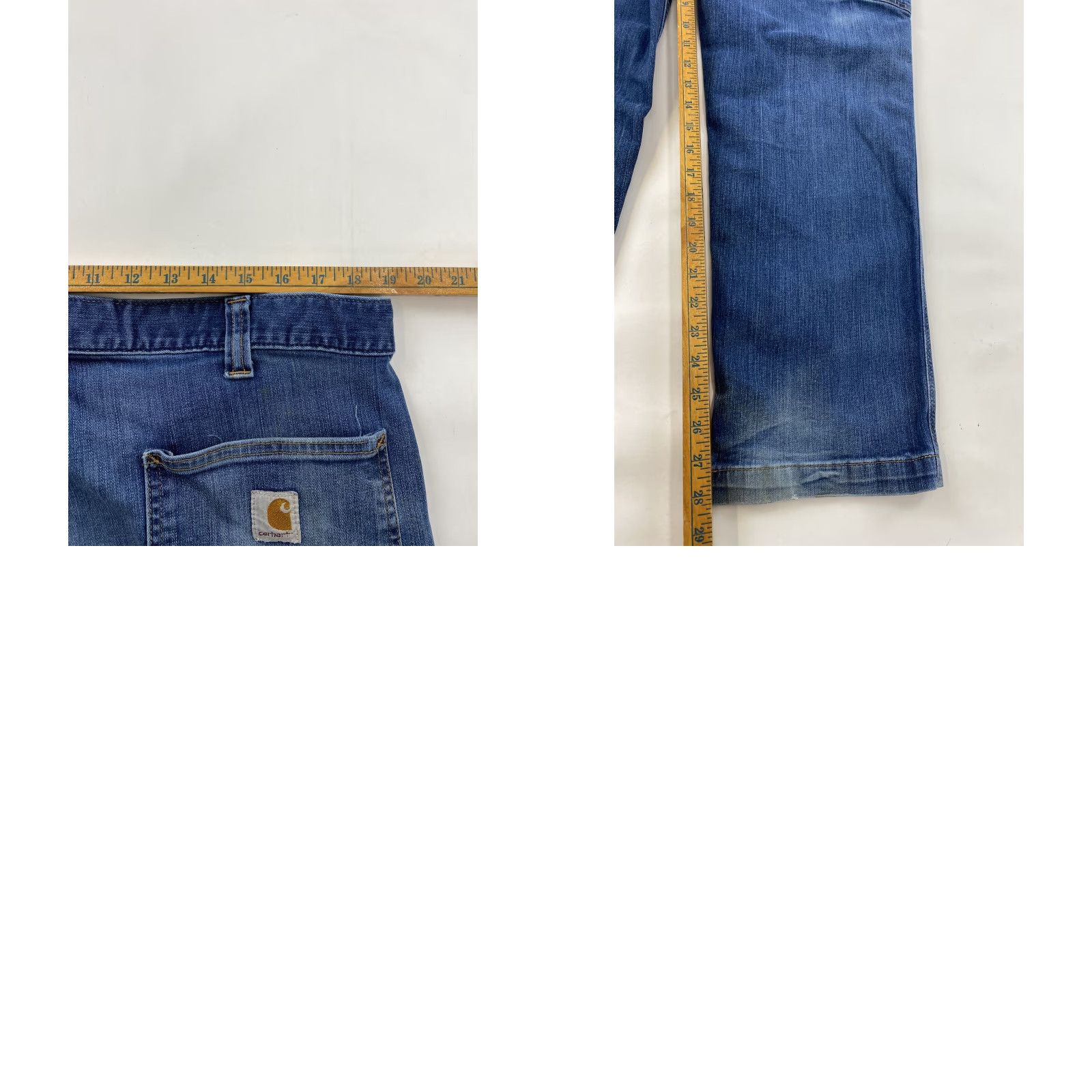 Carhartt Carhartt Jeans Mens Size 40x30 Blue Denim Straight Belt Loops Regular Inseam 30 in Mens Ready Size US 40 / EU 56 - 8 Thumbnail