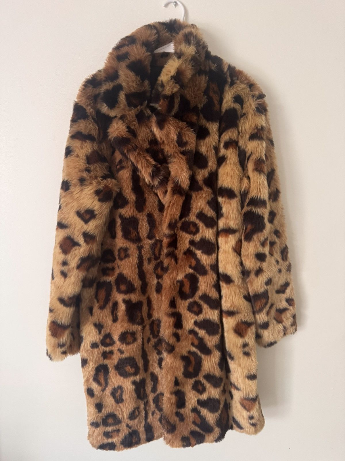 Forever 21 Mens Faux Fur Leopard Coat Size US S / EU 44-46 / 1 - 1 Thumbnail