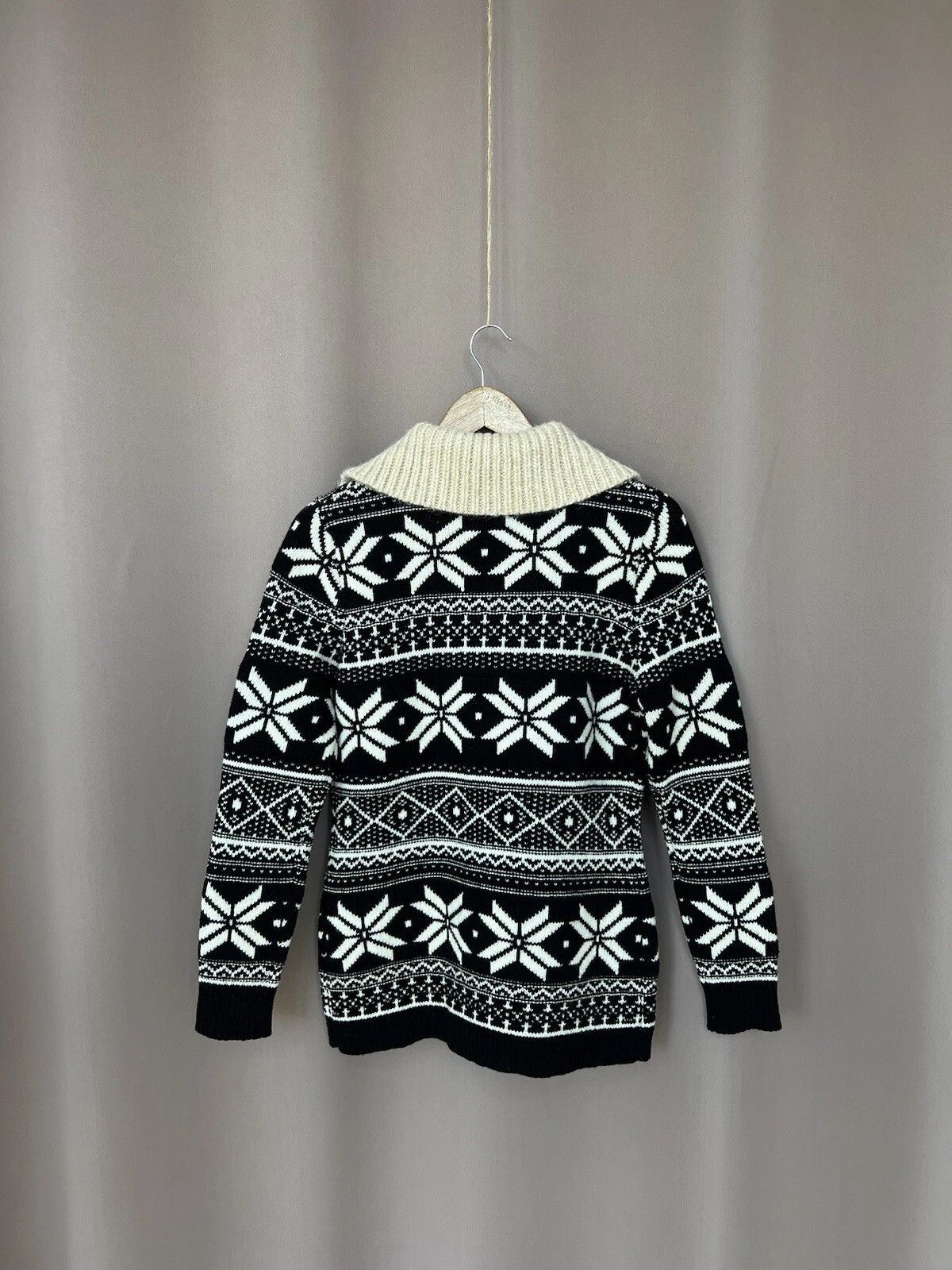 Other Luis Trenker Knit Snow Print Wool Cardigan Womens Size M Size M / US 6-8 / IT 42-44 - 7 Thumbnail
